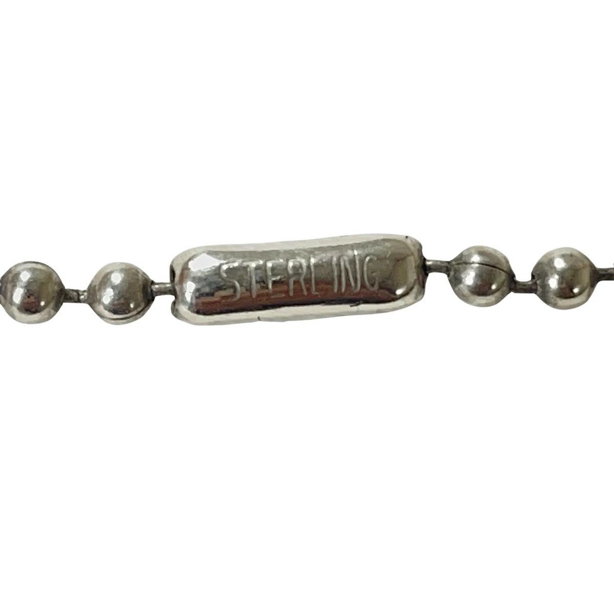 Chrome Hearts CHROME HEARTS Genuine Silver Ball Chain Necklace Silver Size ONE SIZE - 4 Thumbnail