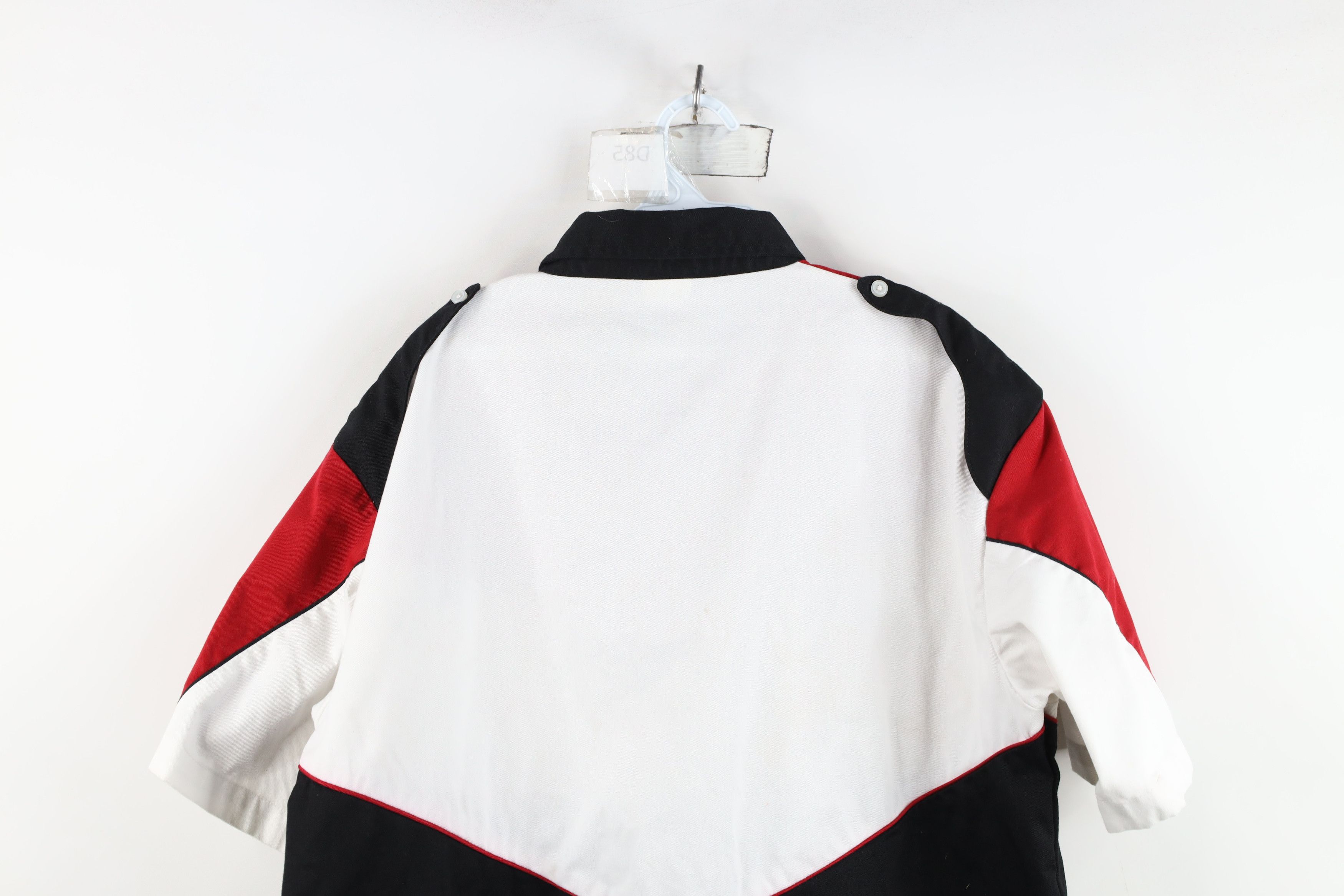 Vintage Vintage 90s Block Pit Crew Racing Collared Button Shirt Size US L / EU 52-54 / 3 - 13 Thumbnail