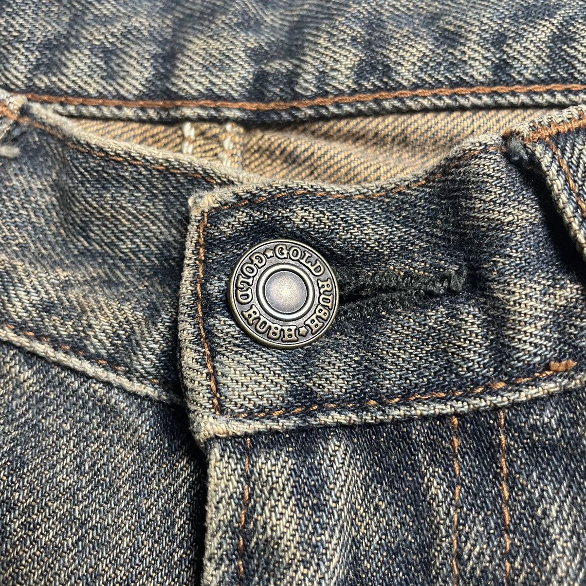 If Six Was Nine 🇯🇵 VINTAGE GOLD RUSH RUSTY MUD WASHED DENIM PANTS Size US 30 / EU 46 - 17 Thumbnail