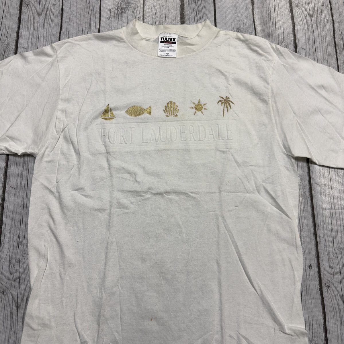 Tultex × Vintage Vintage Fort Lauderdale tee Size US L / EU 52-54 / 3 - 3 Thumbnail