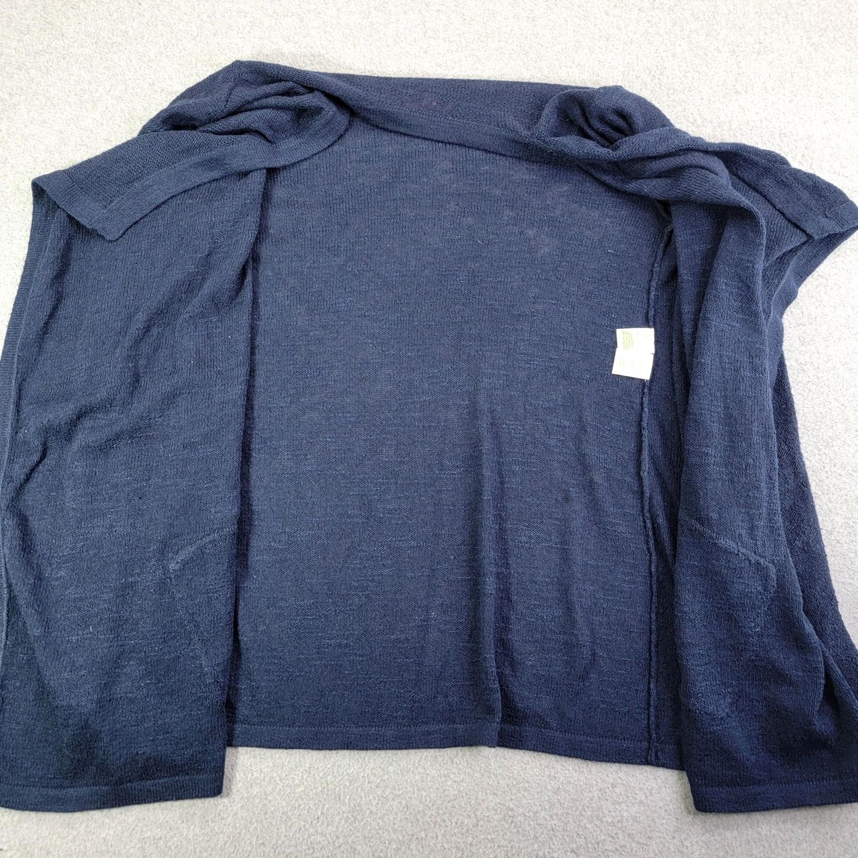 Lilly Pulitzer Lilly Pulitzer Cardigan Womens Medium Blue Open Front Pockets Knit Sweater Size M / US 6-8 / IT 42-44 - 5 Thumbnail