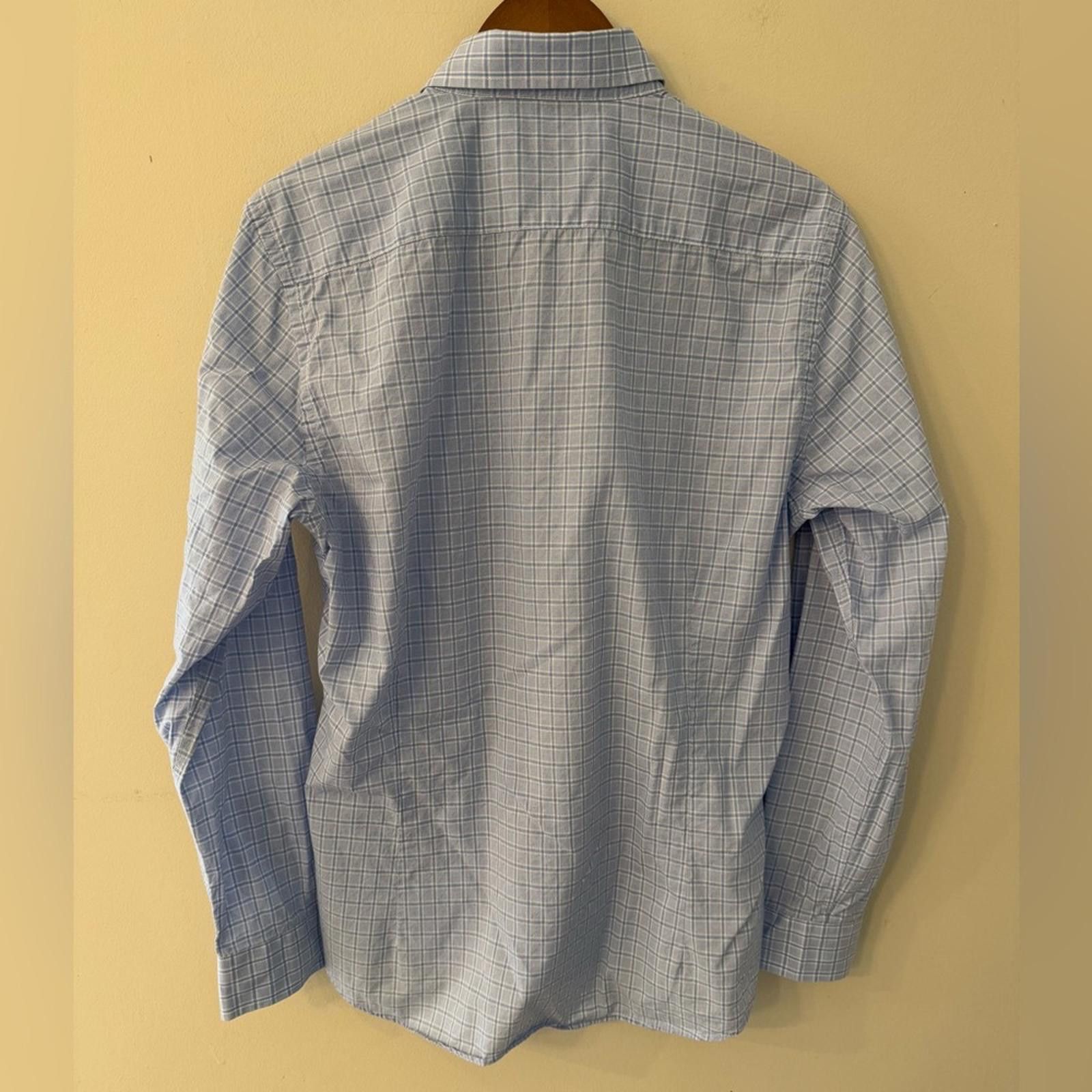 Other Hyden Yoo blue & white plaid long sleeve button up SZ M Size US M / EU 48-50 / 2 - 2 Thumbnail