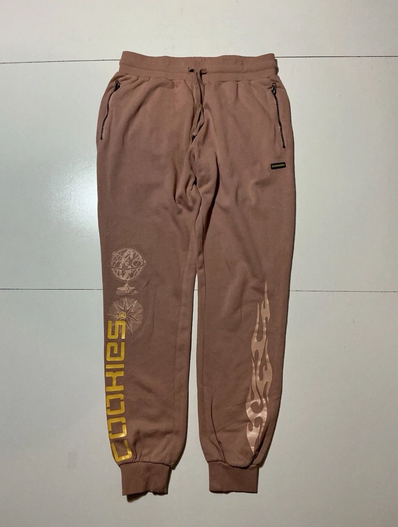 Cookies Cookies SF Flames Sun Globe Graphic Jogger Track Sweatpants Size US 34 / EU 50 - 1 Thumbnail