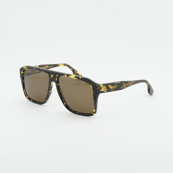 Victoria Beckham Victoria Beckham VB671S 012 Sunglasses Havana Square Frame Size ONE SIZE - 1 Thumbnail
