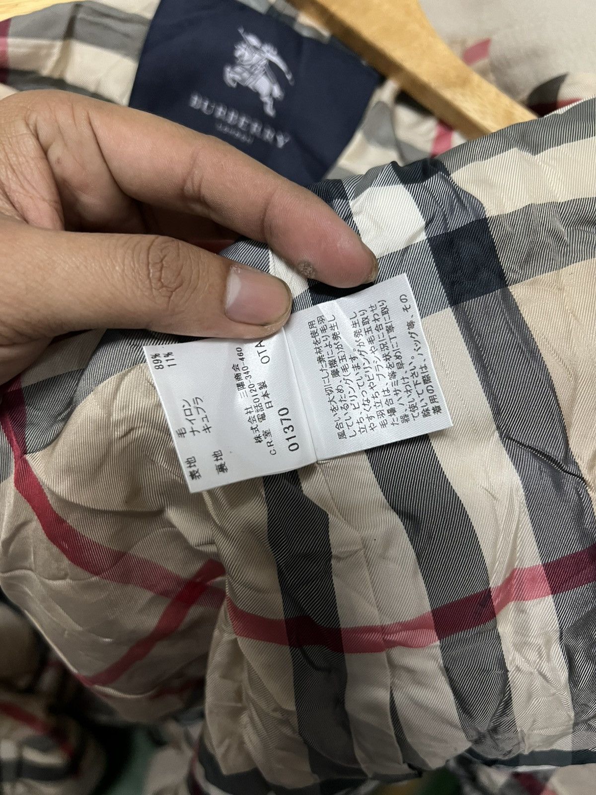 Burberry × Vintage Vintage Burberry Coat Like Jacket Size M / US 6-8 / IT 42-44 - 6 Thumbnail