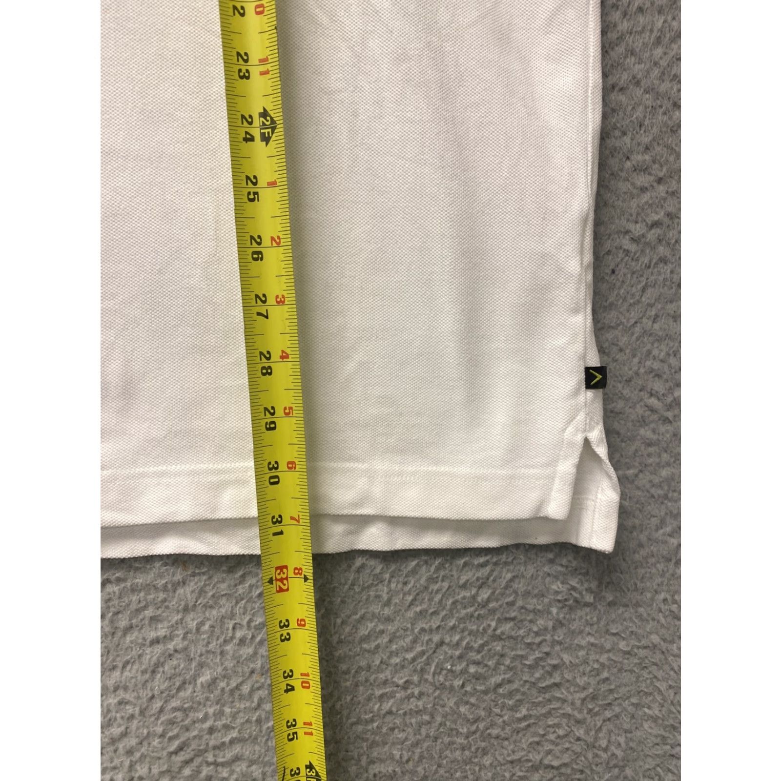 Callaway Callaway Polo Shirt Mens XXL White Golf 100-24 / Regular Short Sleeve Polo Knit Cotton Blend Button Logo Swoosh Striped All Seasons Pattern Size US XXL / EU 58 / 5 - 5 Thumbnail