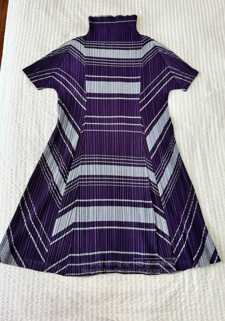 Issey Miyake Issey Miyake Purple Top Size L / US 10 / IT 46 - 4 Thumbnail