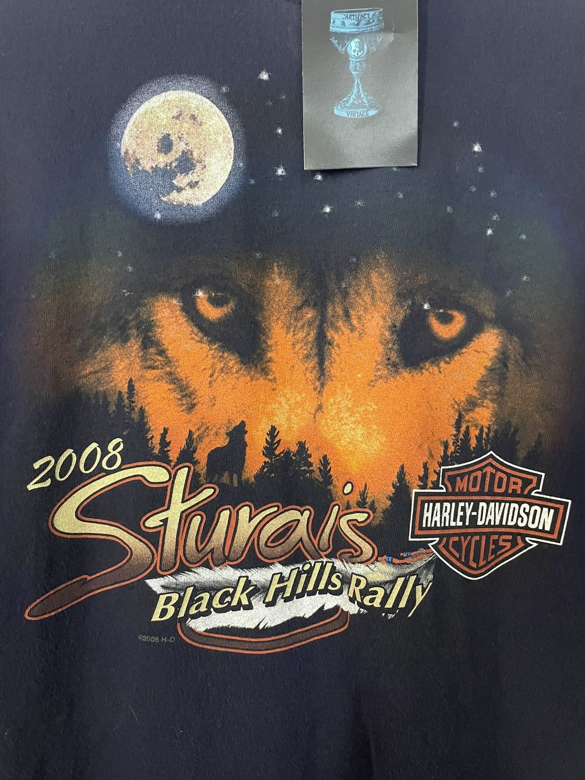 Harley Davidson × Vintage Harley Davidson Sturgis Black Hill Rally Devils Tower Run Size US L / EU 52-54 / 3 - 3 Thumbnail