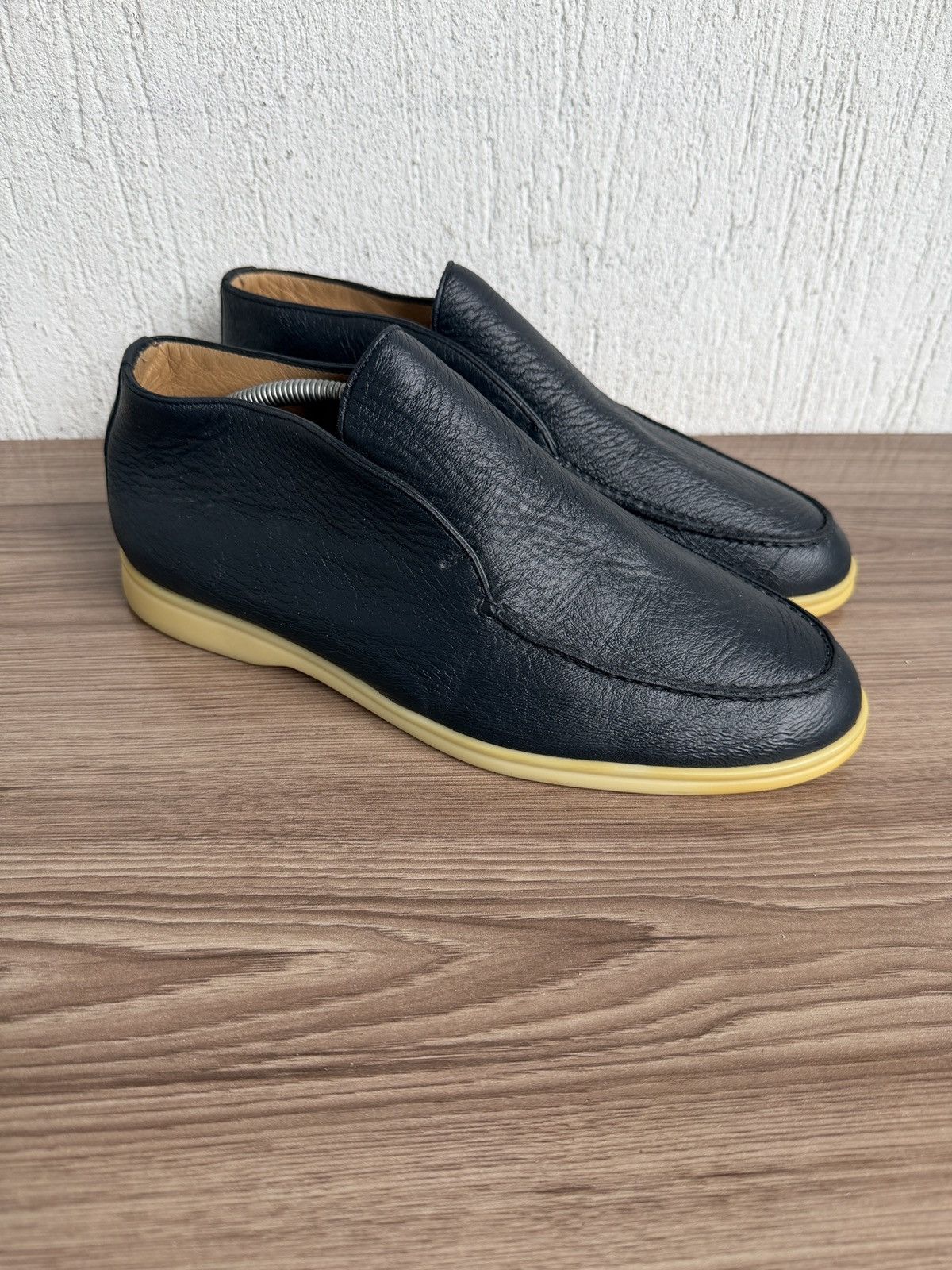Loro Piana leather open walk loafers Size US 9 / EU 42 - 1 Thumbnail