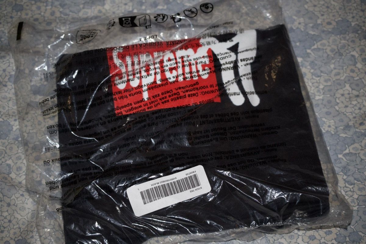 Supreme Supreme stick tee black size large Size US L / EU 52-54 / 3 - 1 Thumbnail