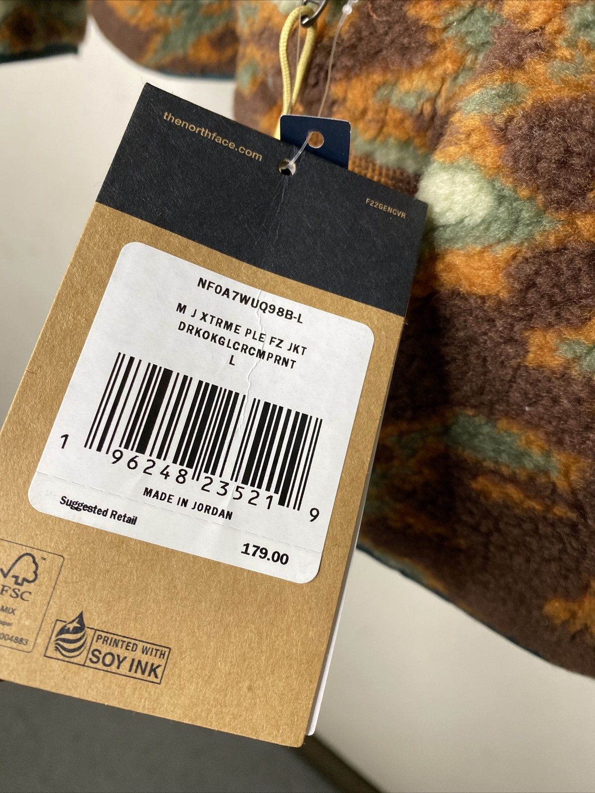 The North Face The North Face Jacquard Xtreme Pile Soft Fleece Jacket Camo Size US L / EU 52-54 / 3 - 4 Thumbnail
