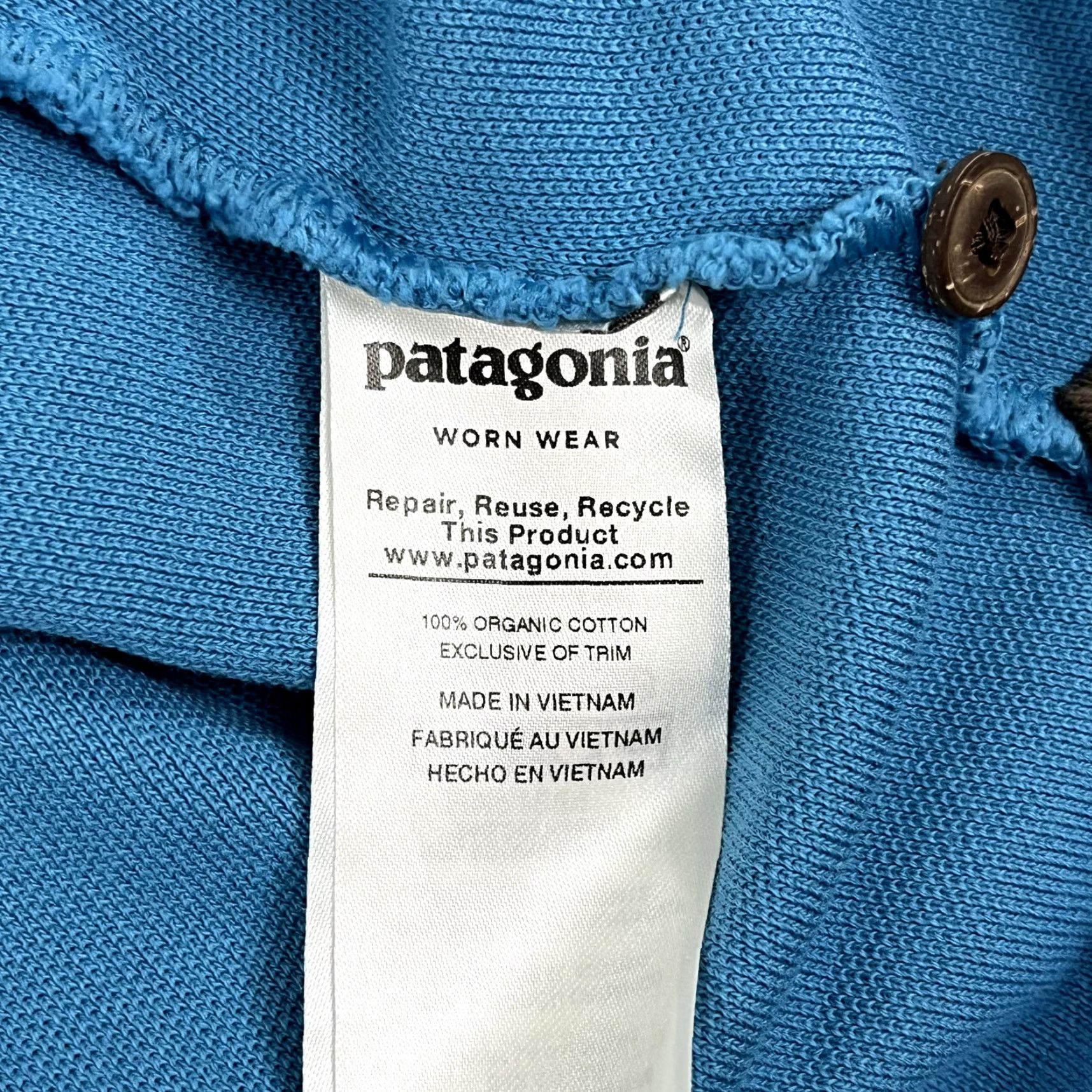 Patagonia PATAGONIA Polo Shirt Mens Large Blue Organic Cotton Hiking Casual Short Sleeve Polo Shirt Mens Large Blue Organic Cotton Hiking Casual Short Sleeve Size US L / EU 52-54 / 3 - 6 Thumbnail