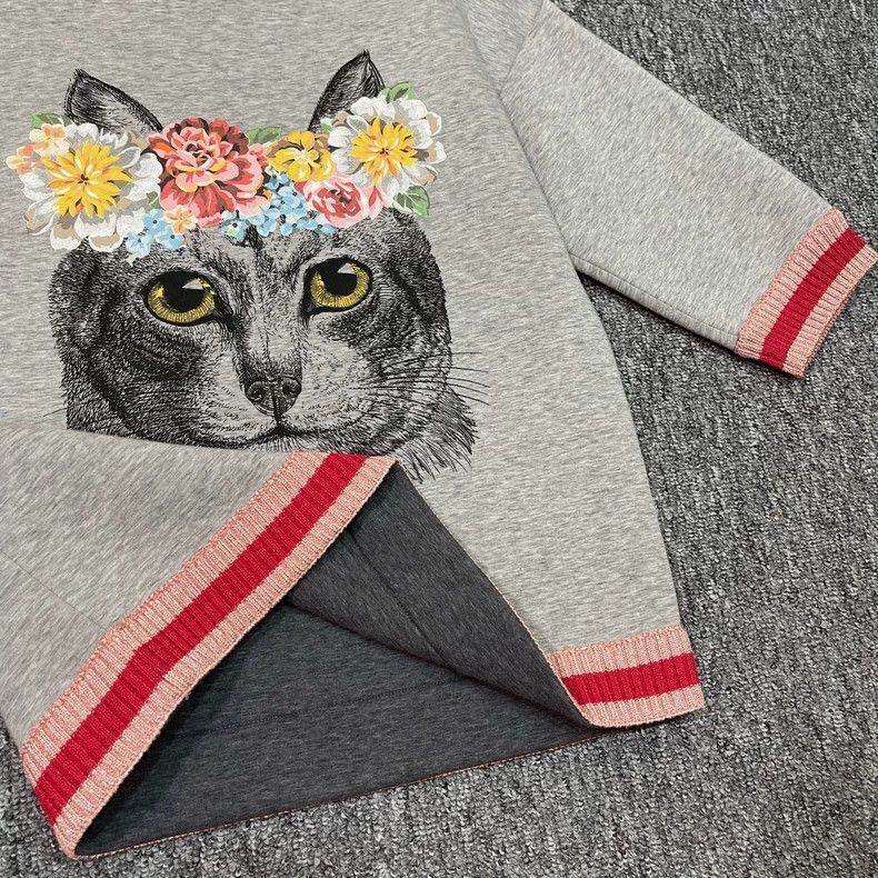 Gucci Gucci Cat's head big logo space cotton sweatshirt 2501-Next Size US S / EU 44-46 / 1 - 4 Thumbnail