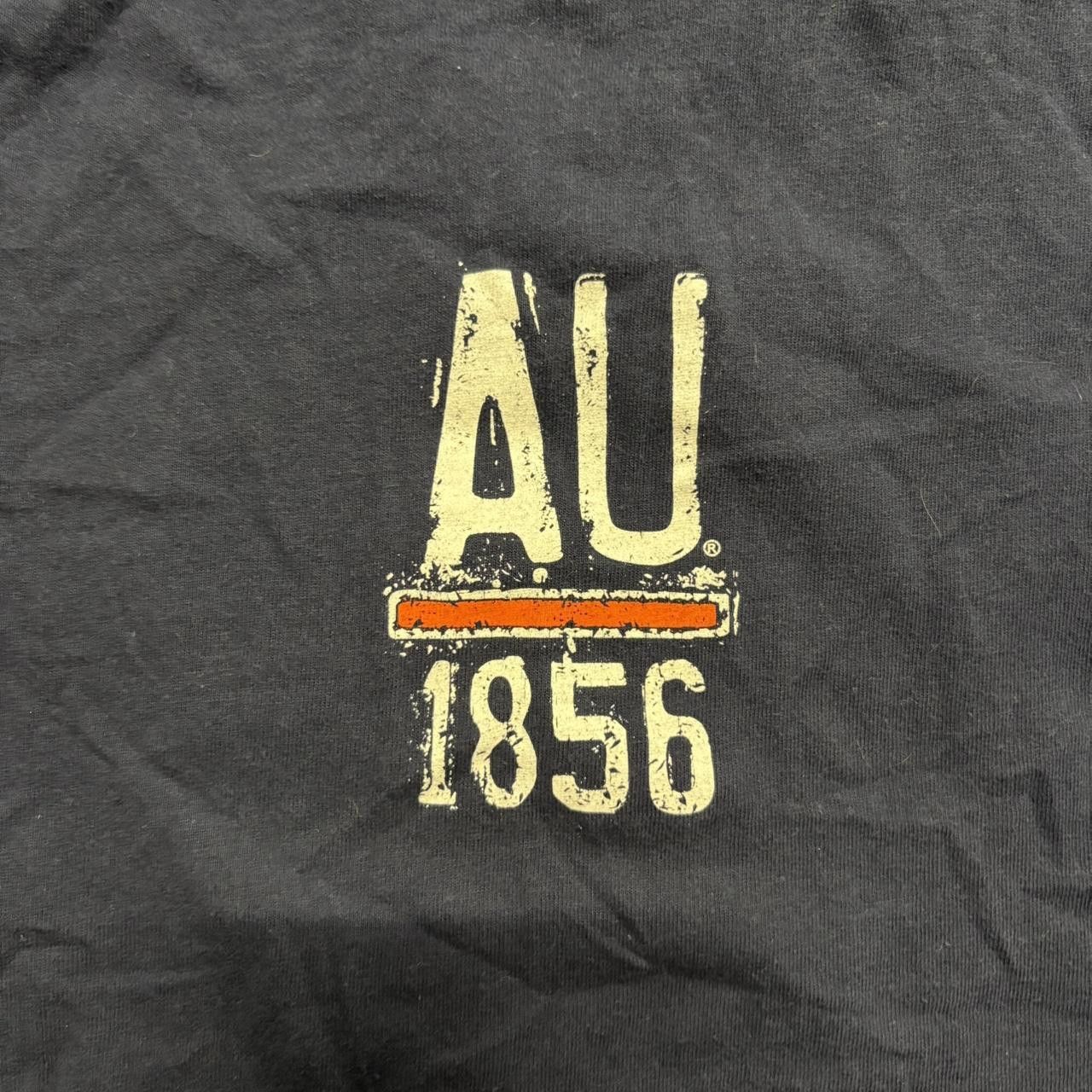 Japanese Brand × Vintage Crazy Vintage Y2K/2000s Auburn University Graphic Navy Blue Tee! Size US XL / EU 56 / 4 - 2 Thumbnail