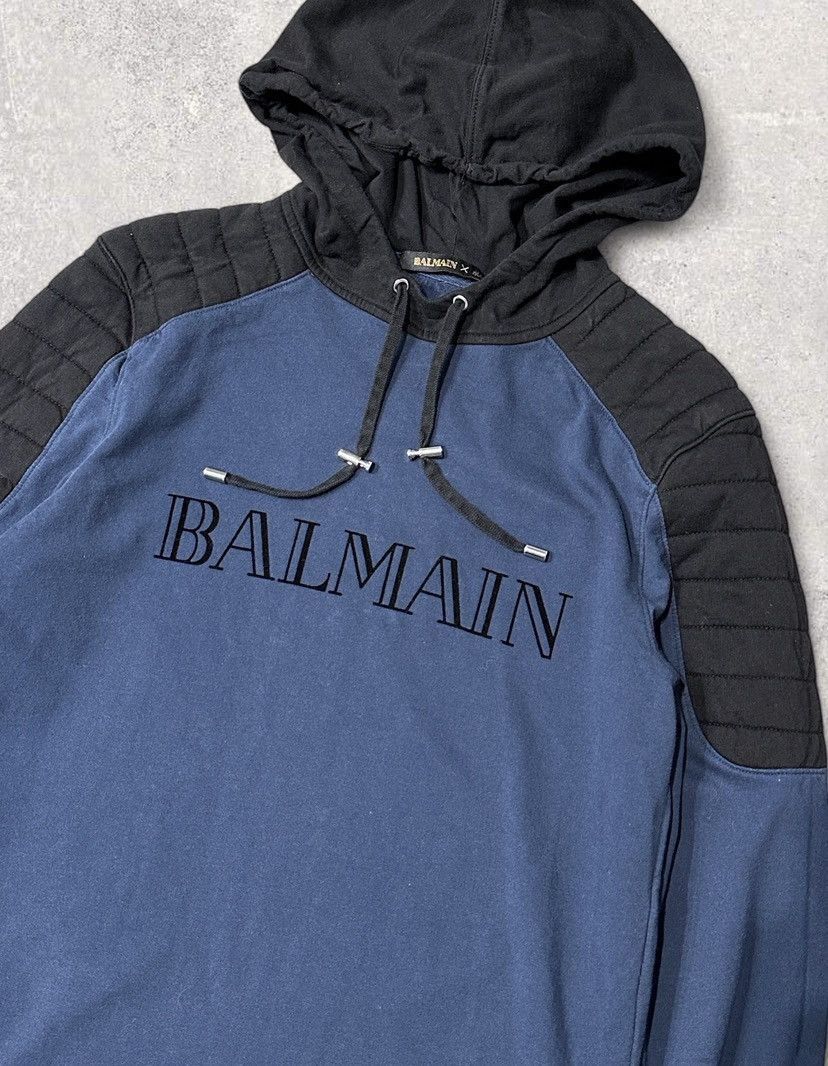 Balmain Balmain x h&m big logo hoodie M Size US M / EU 48-50 / 2 - 2 Thumbnail