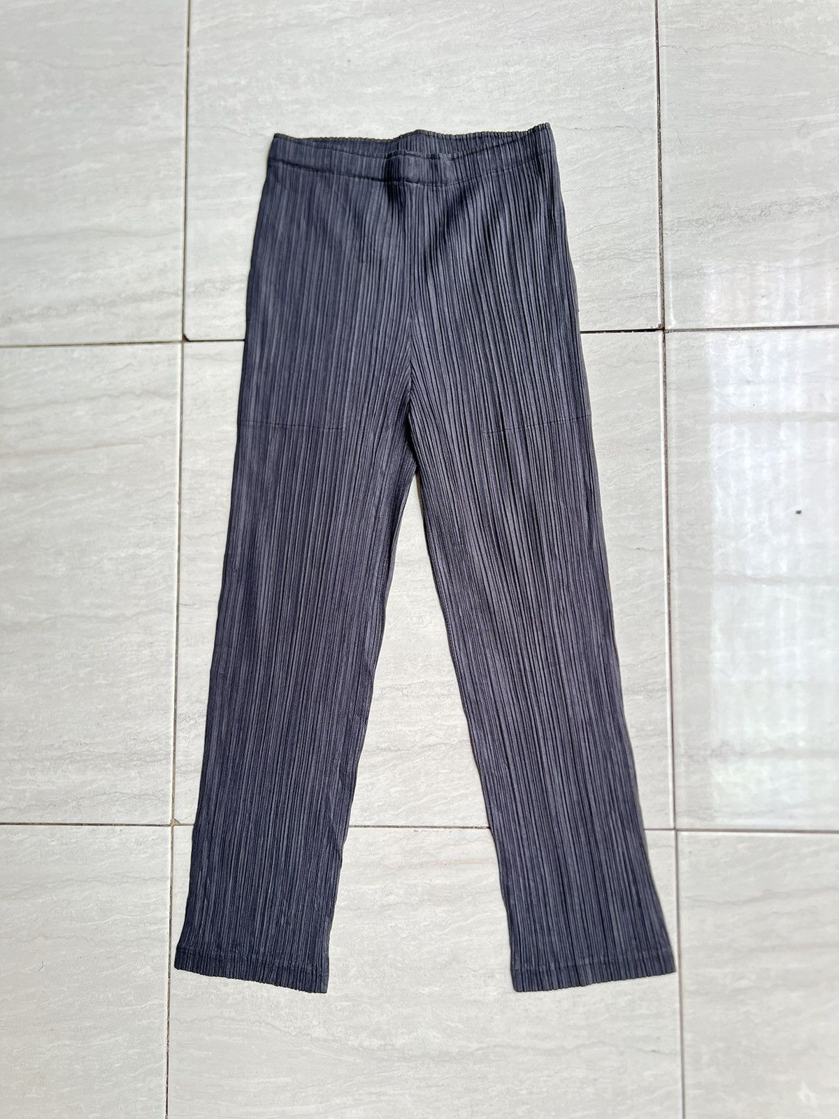 Issey Miyake Issey Miyake Pleats Please Grey Pants Size US 26 / EU 42 - 1 Thumbnail