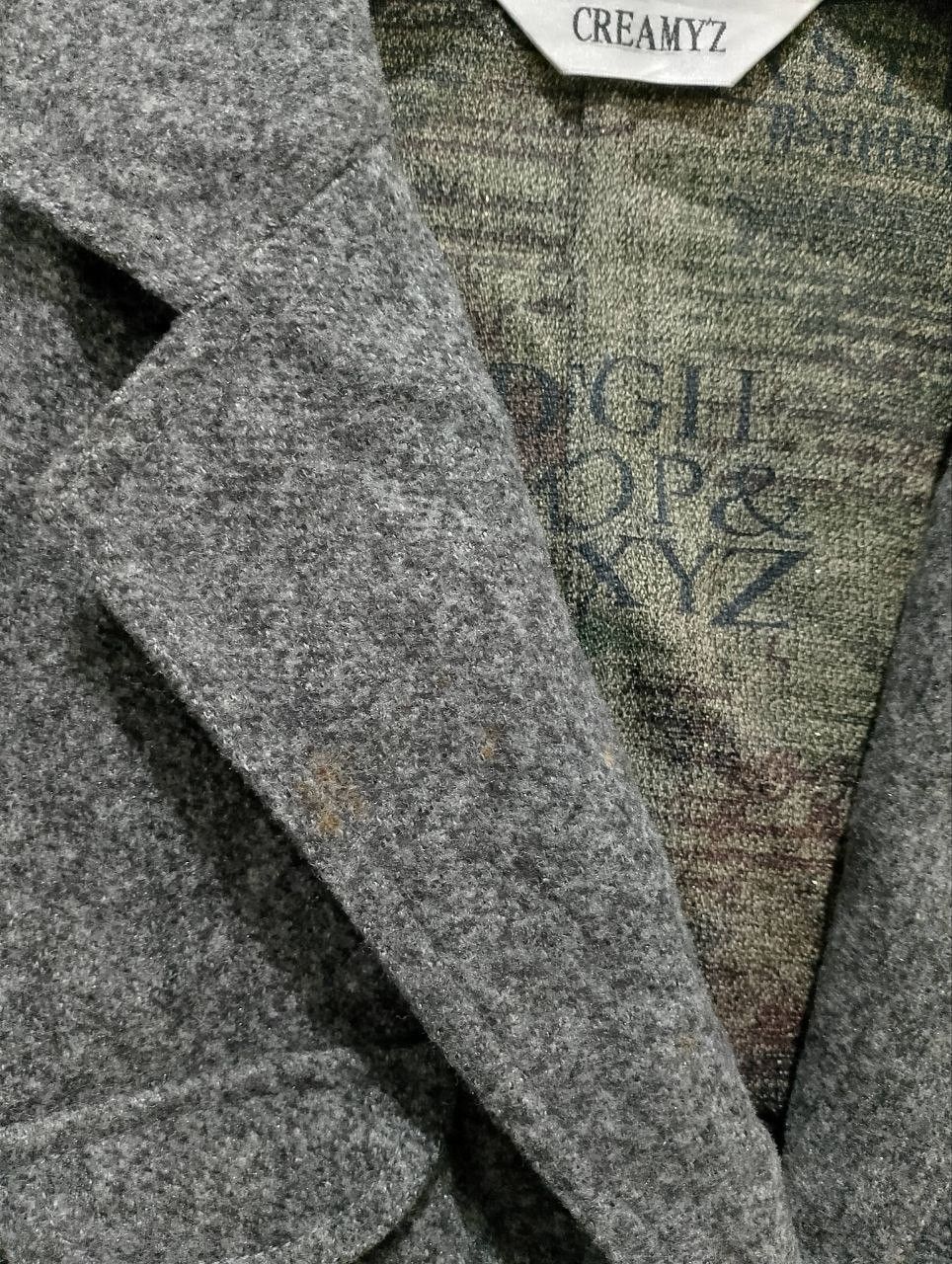 Japanese Brand CREAMYZ Japan Multicolour Herringbone Jacket Size L / US 10 / IT 46 - 10 Thumbnail
