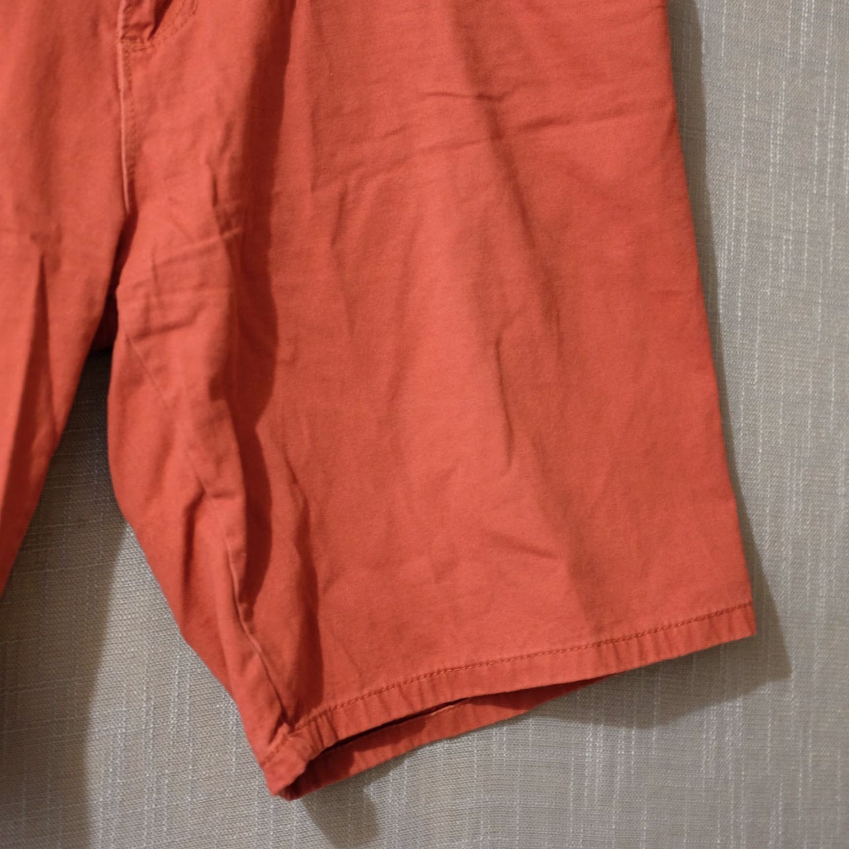 CO Iron Co Chino Shorts Mens 40 Red 100% Cotton Slash Pockets Belt Loops Size US 40 / EU 56 - 5 Thumbnail