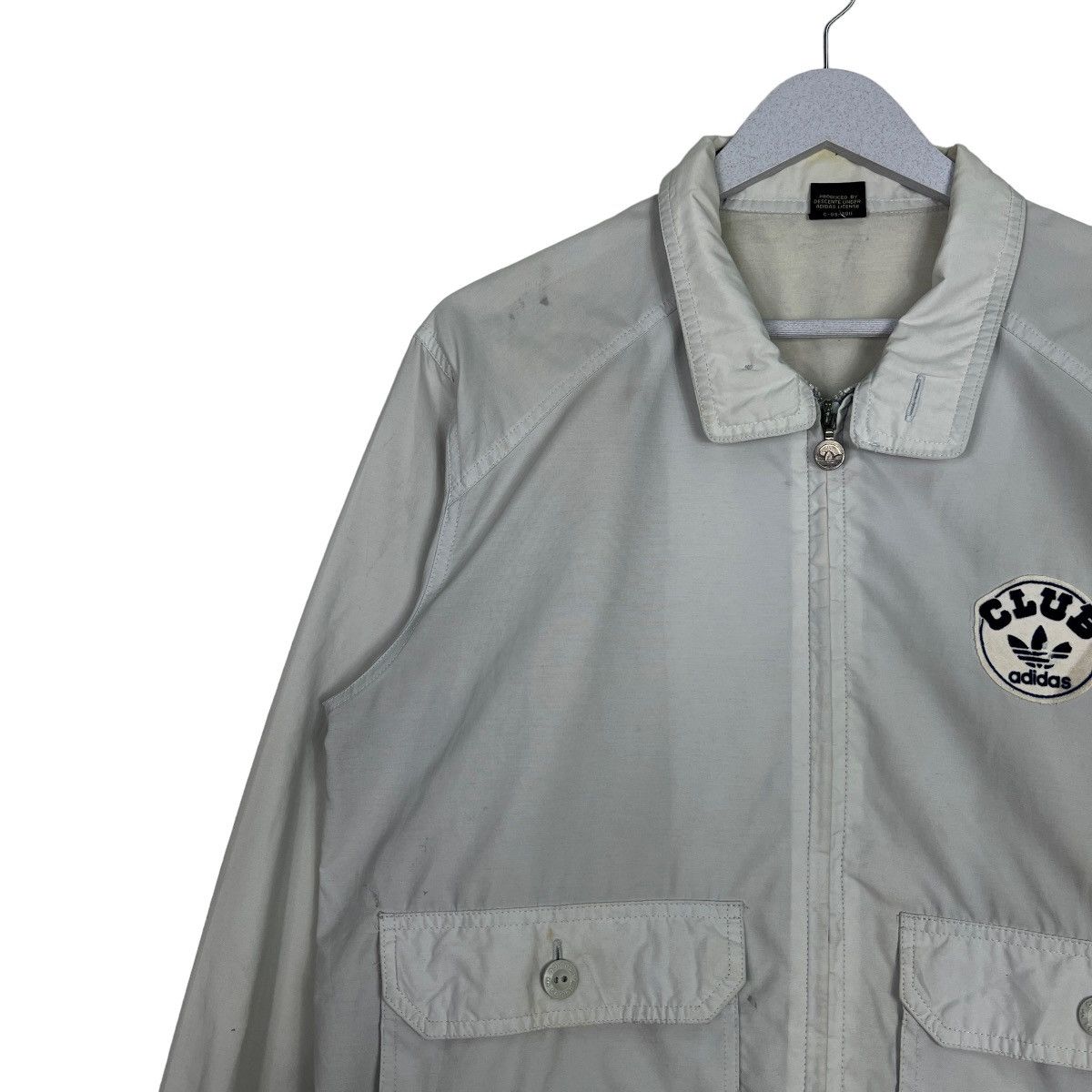Adidas × Vintage 🔥 80s ADIDAS CLUB LIGHT NYLON JACKET MADE IN JAPAN Size US M / EU 48-50 / 2 - 7 Thumbnail