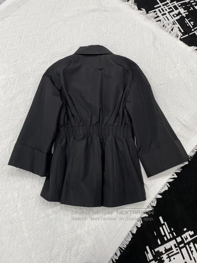Dior Dior Black waist zipper jacket Size XS / US 0-2 / IT 36-38 - 2 Thumbnail