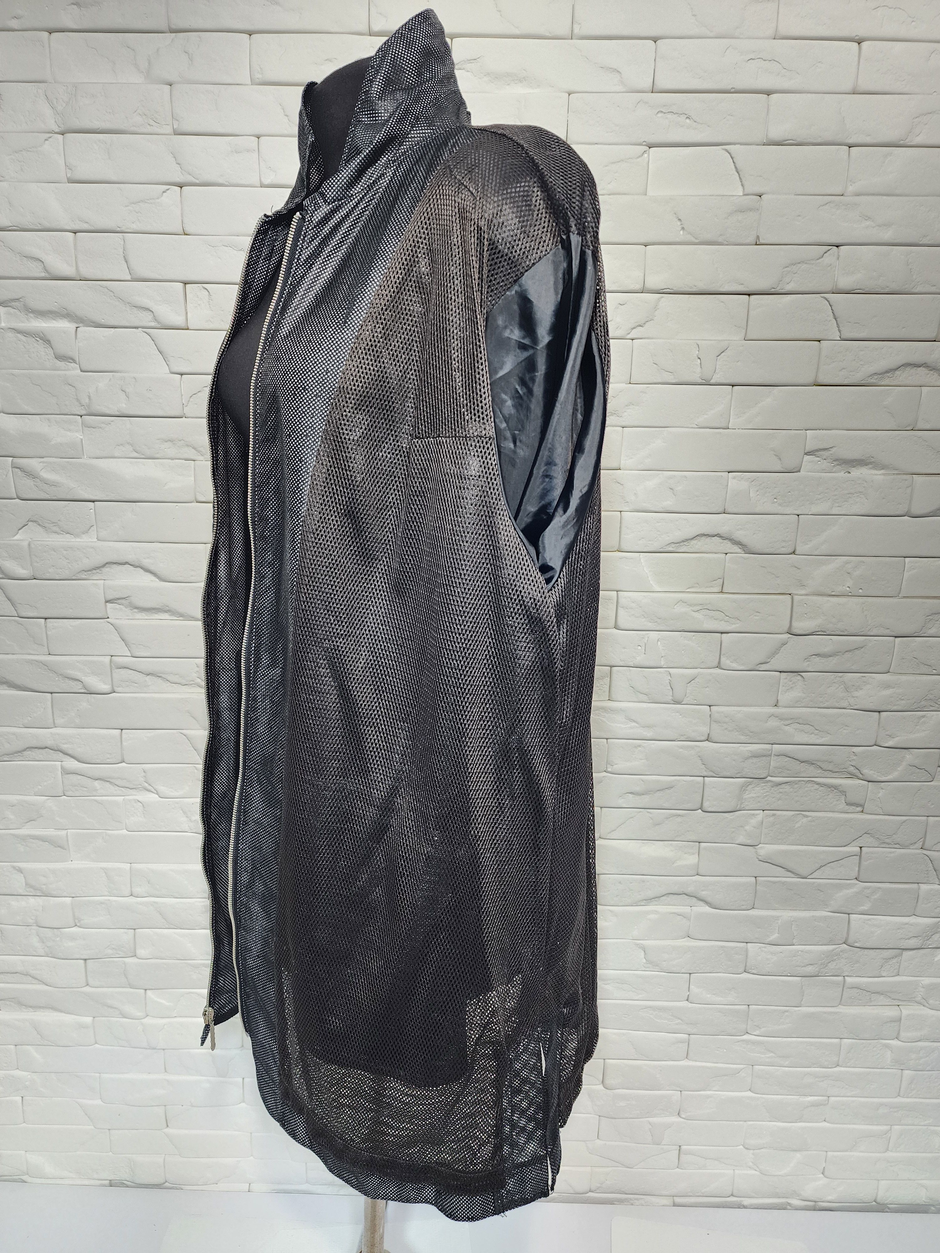 Designer Women's black jacket with a metal zipper. Size 3XL / US 20-22 - 9 Thumbnail