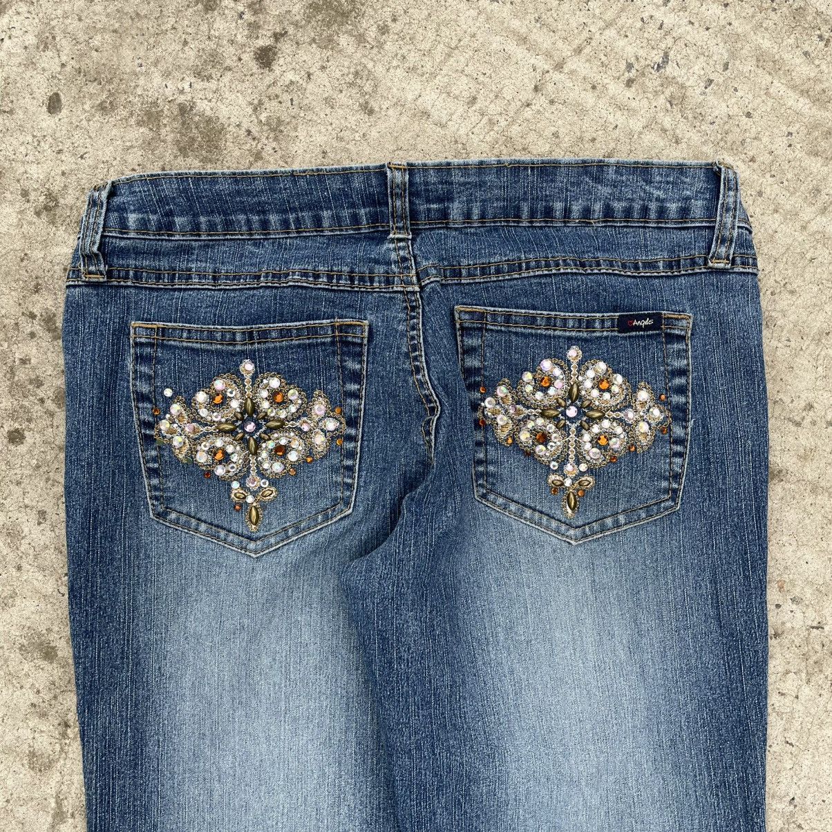 Sol Angeles Vintage Women’s Flared Jeans Angeles Size 9 Crazy 00s USA Size 30" / US 8 / IT 44 - 10 Thumbnail