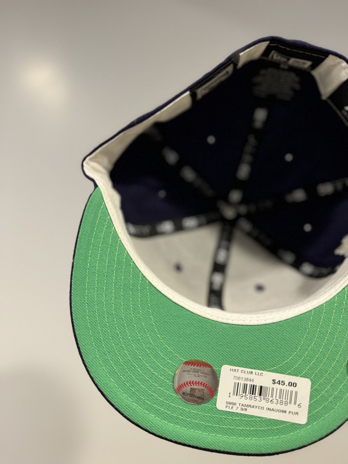 Hat Club × MLB × New Era Hatclub Exclusive Tampa Bay Devil Rays Purple Team UV 3/8 Size ONE SIZE - 4 Thumbnail