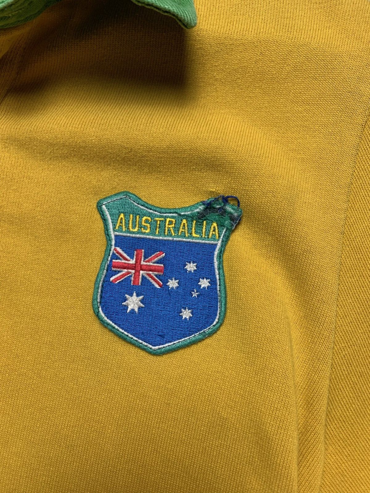Vintage Vintage Australia rugby jersey yellow size S logo distressed Size US S / EU 44-46 / 1 - 5 Thumbnail