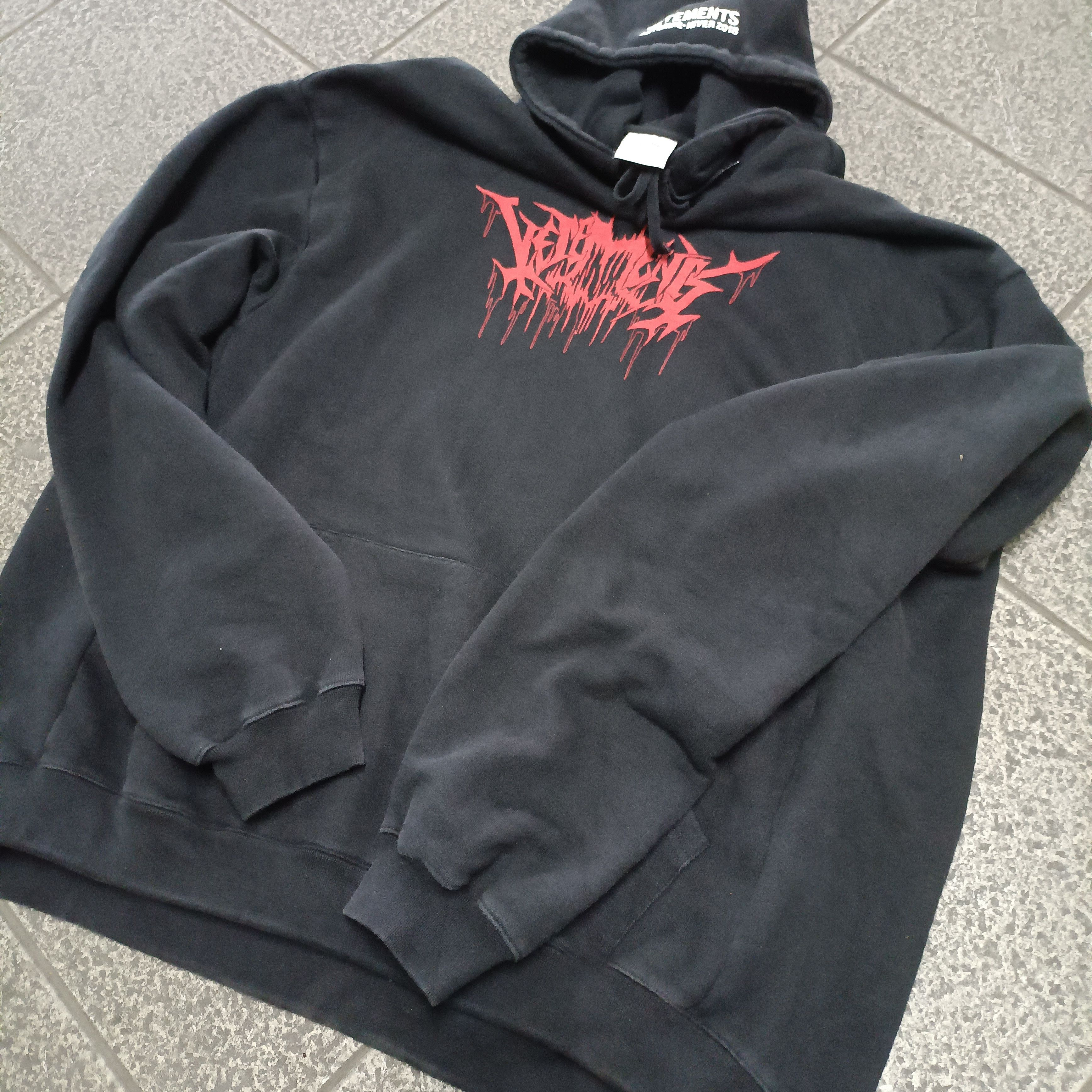 Vetements Vetement heavy metal tour logo hoodie rare Size US S / EU 44-46 / 1 - 2 Thumbnail