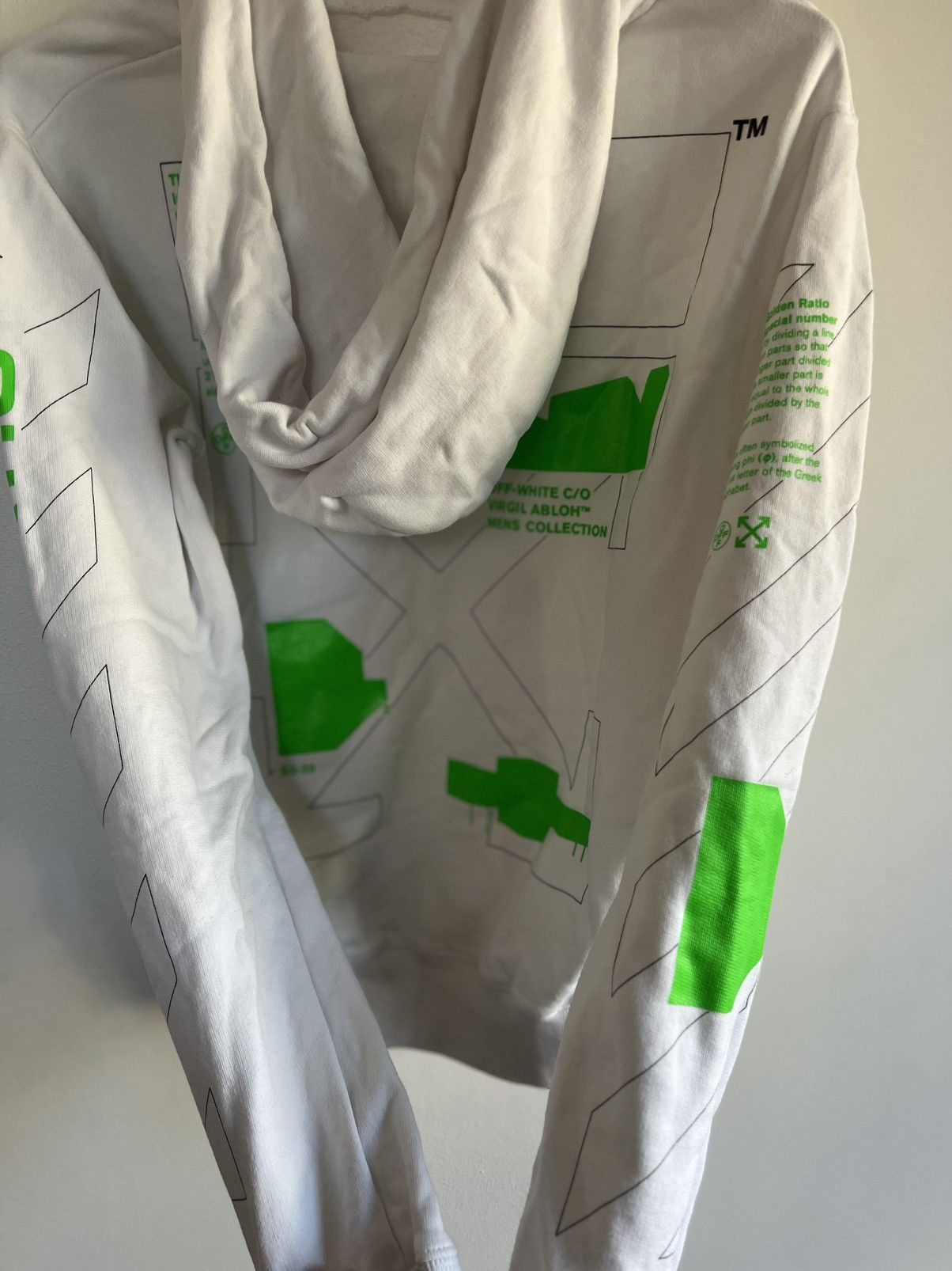 Off-White Off white golden ratio hoodie Size US S / EU 44-46 / 1 - 7 Thumbnail