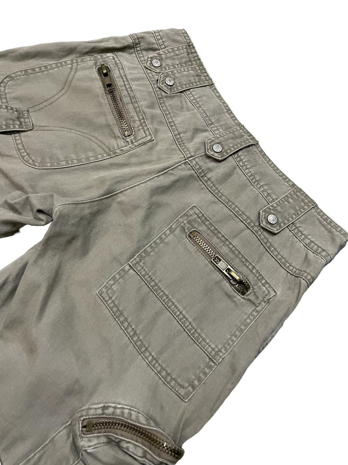 Le Grande Bleu (L.G.B.) × PPFM × Tete Homme Vanilla Star Japan Flared Gask Multi Pocket Cargo Pants Size US 30 / EU 46 - 22 Thumbnail