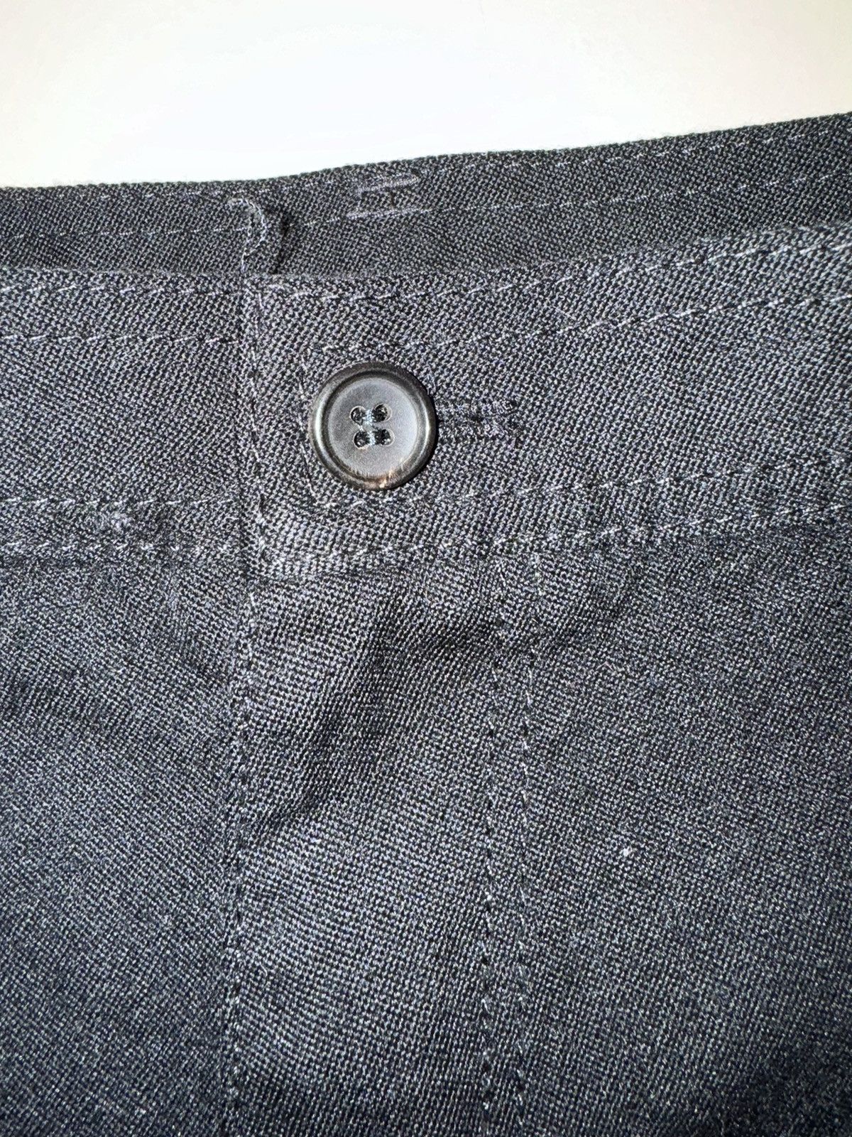 Comme des Garcons × Comme des Garcons SHIRT COMME DES GARÇONS SHIRT Black Serge Trousers Size US 34 / EU 50 - 5 Thumbnail