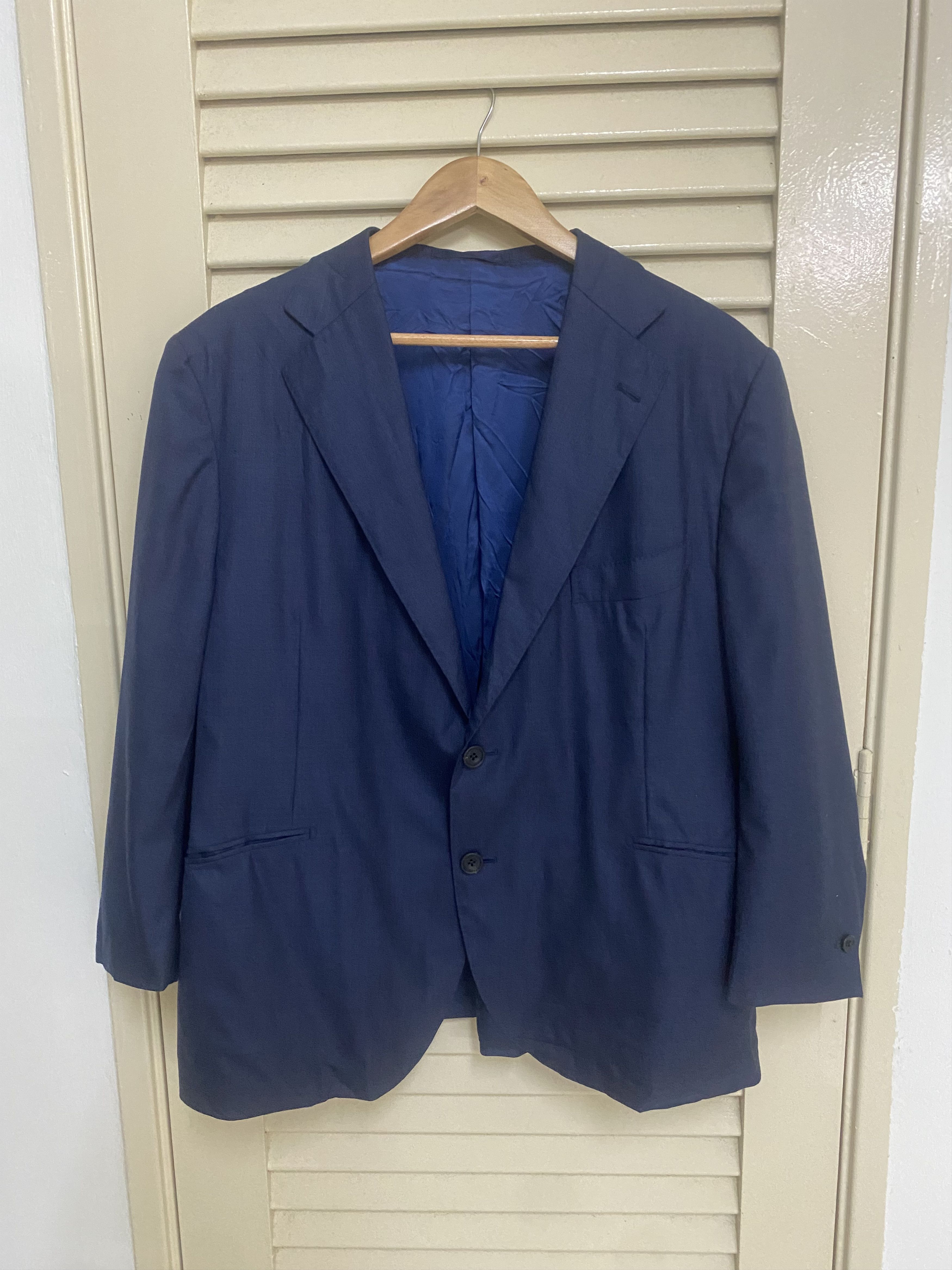 Loro Piana Loro Piana Boxy Blue Blazer Size 44R - 1 Thumbnail