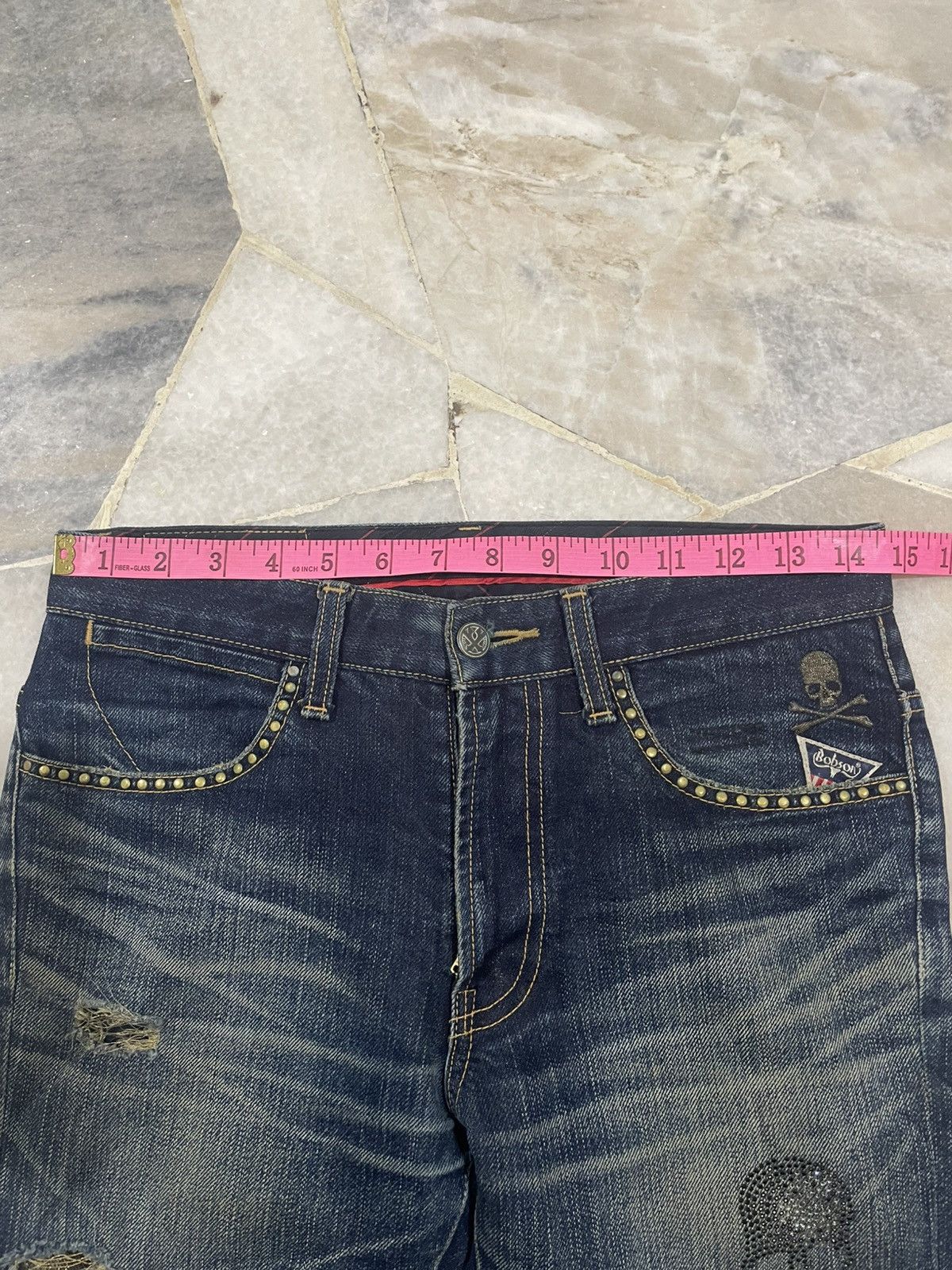 Roen Hiromu Takahara Roen X Bobson Destroyed Denim Pants Size US 29 - 15 Thumbnail