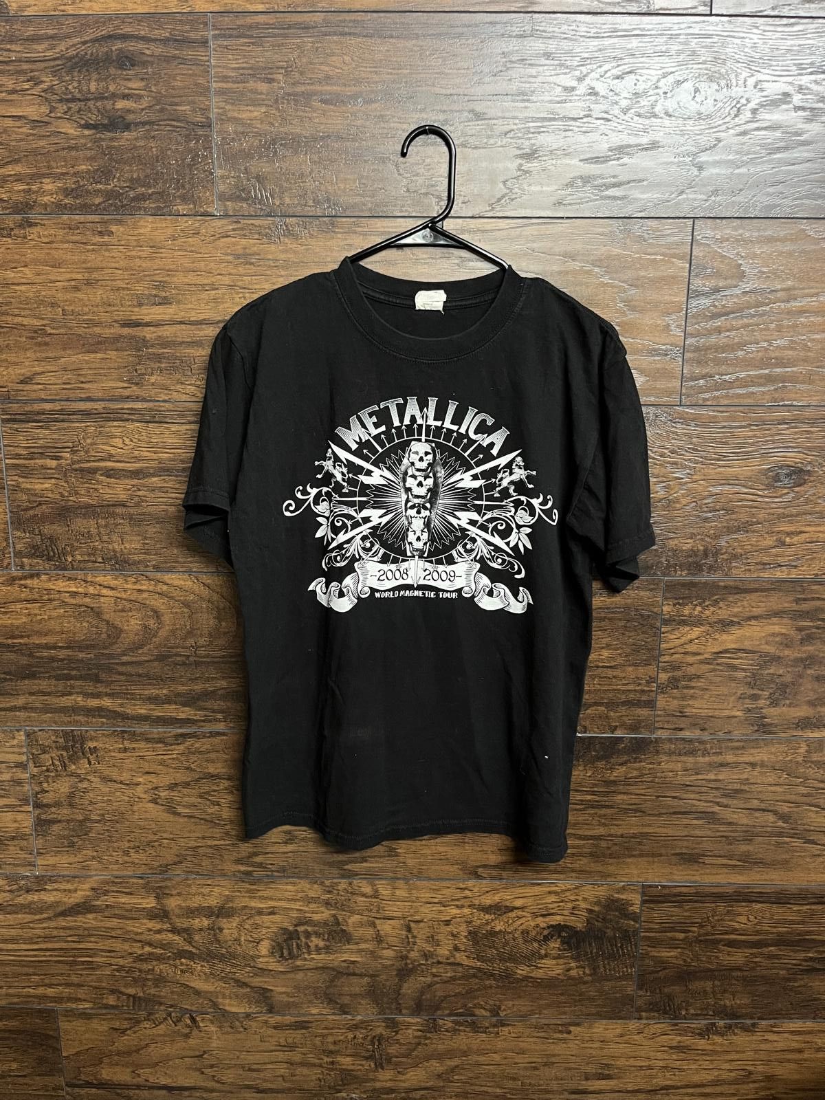 Designer Metallica T-shirt - 2008-09 World Magnetic Tour - Medium Size US M / EU 48-50 / 2 - 1 Thumbnail