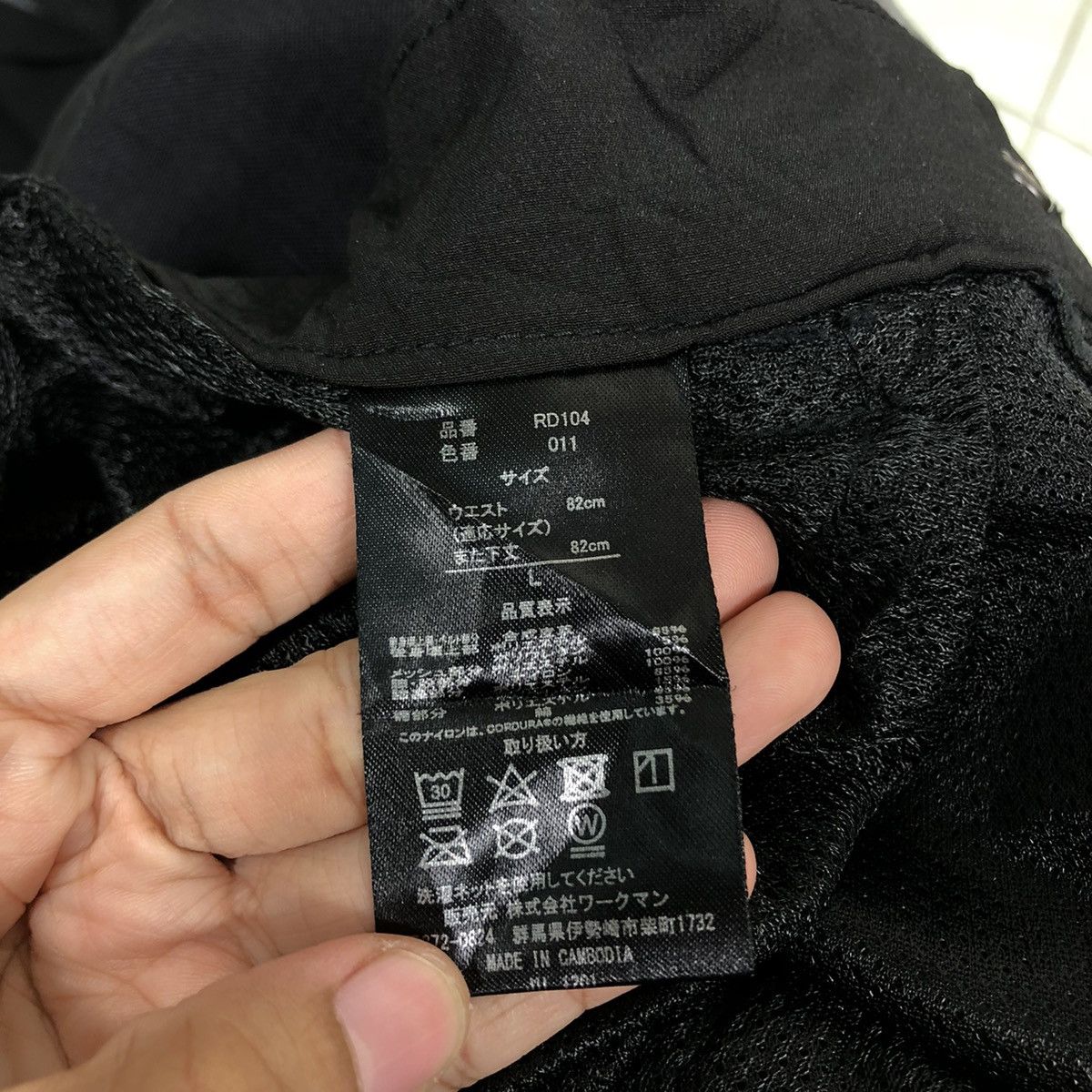 Japanese Brand 🔥Cordura Fabric Cargo Pants Biker Multi Pocket Bondage Size US 34 / EU 50 - 15 Thumbnail
