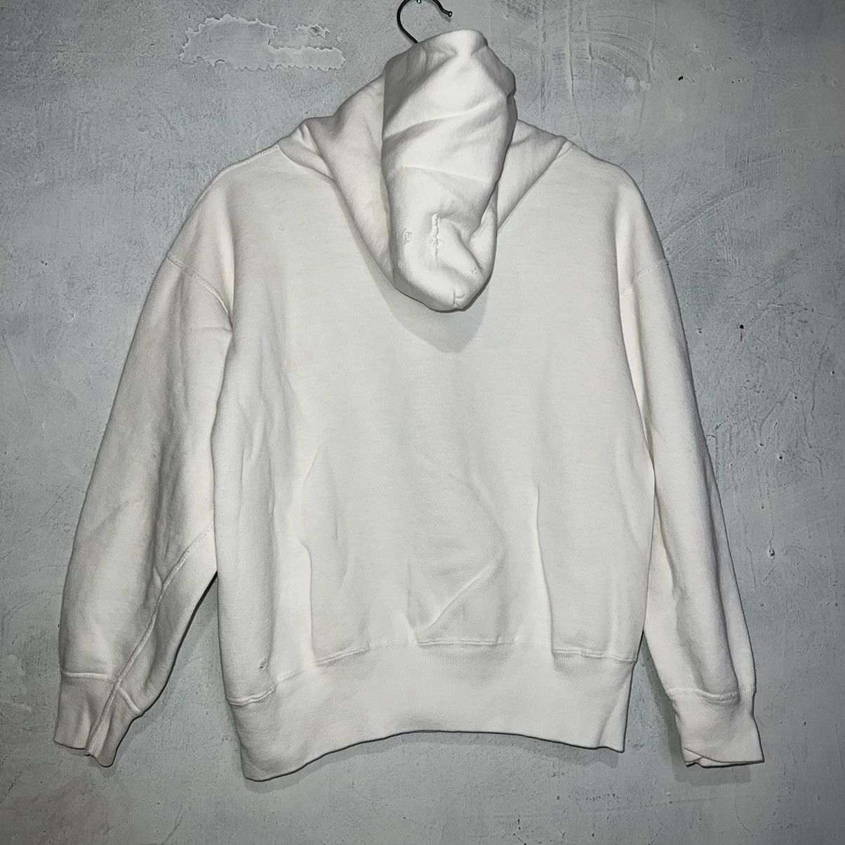 Vintage VTG DOUBLE FACE Hoodie White patchwork Size US M / EU 48-50 / 2 - 6 Thumbnail
