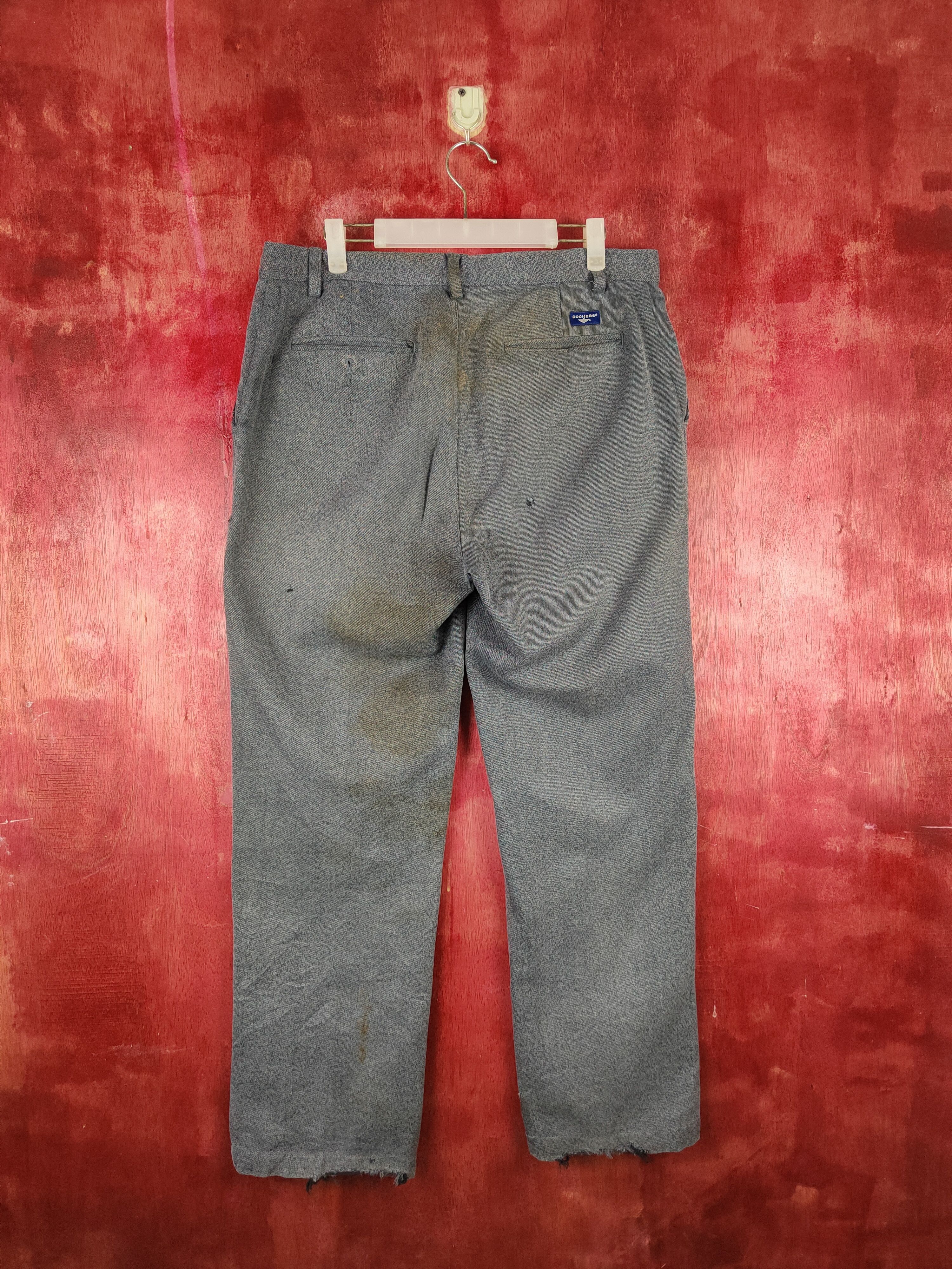 Dockers Dockers Blue vintage ripped distressed Casual Pants #S1291 Size US 32 / EU 48 - 9 Thumbnail