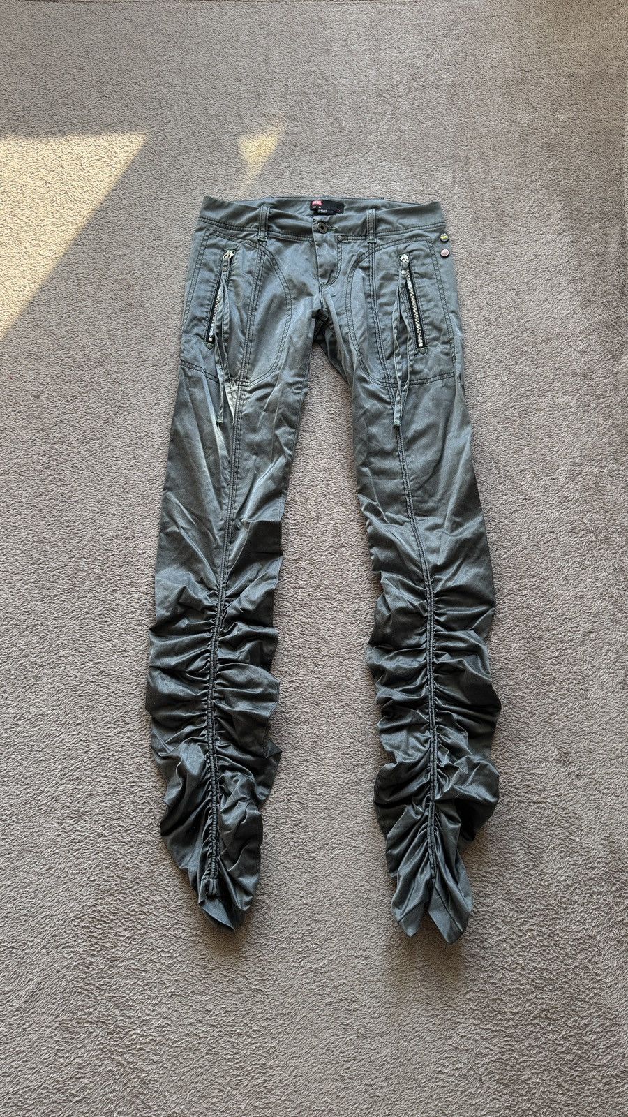 Archive Diesel Xidery Y2K Vintage Avant-Garde Pop-up Pants