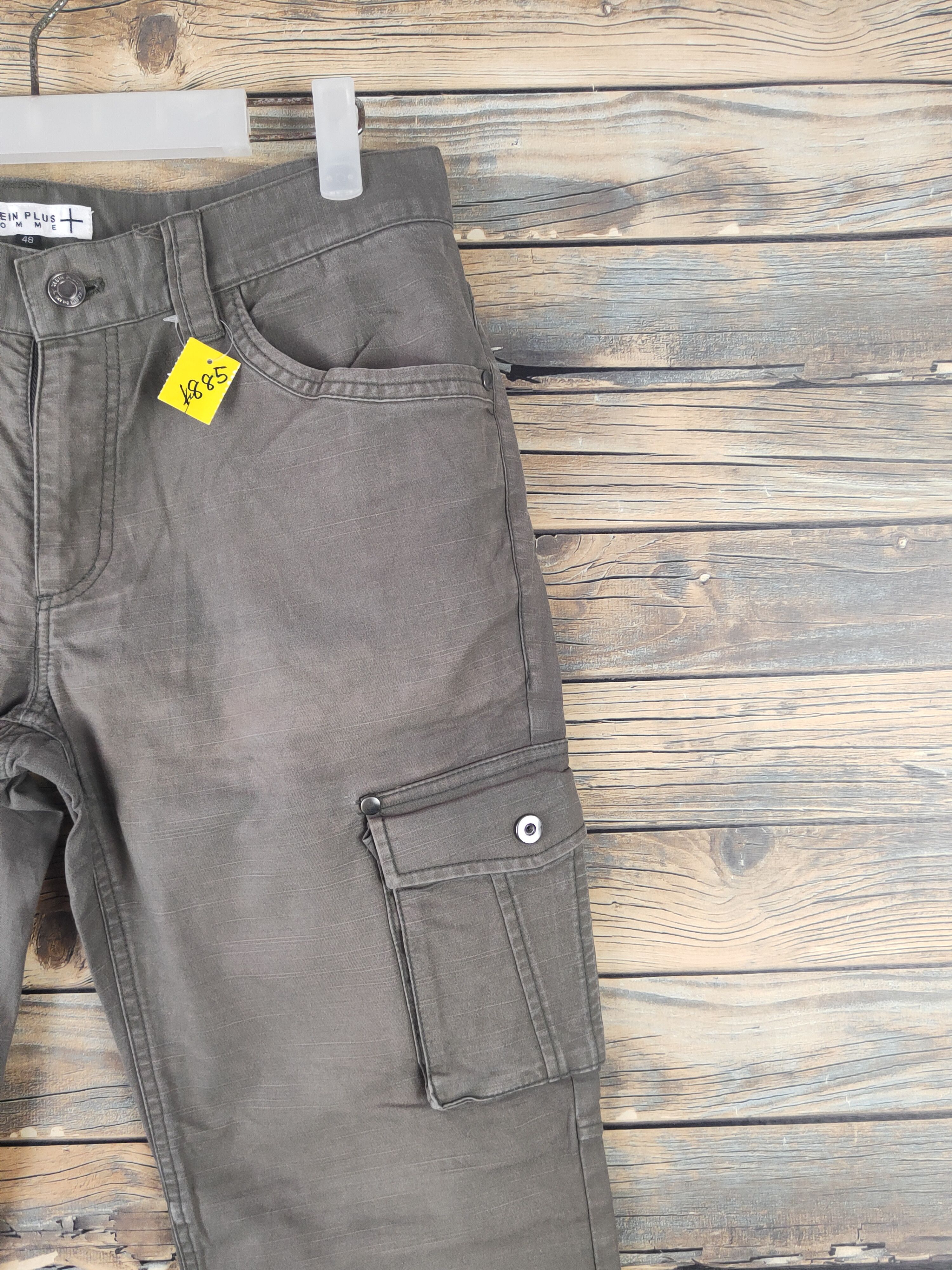 Japanese Brand DL Klein Plus Homme Brown Multipocket Cargo Pants #1885 Size US 32 / EU 48 - 5 Thumbnail