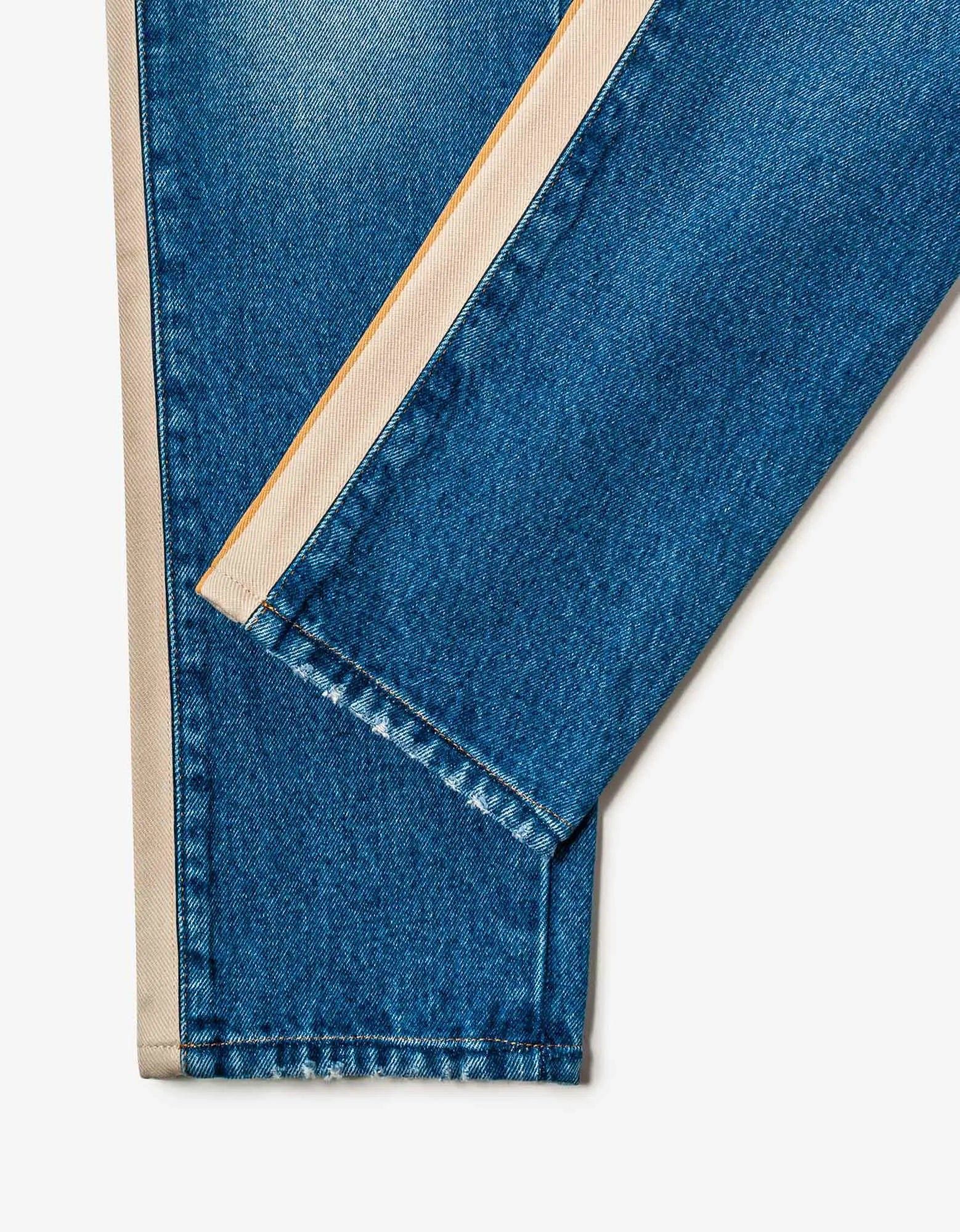 Palm Angels Palm Angels Blue Side-Stripe Jeans Size US 32 / EU 48 - 3 Thumbnail