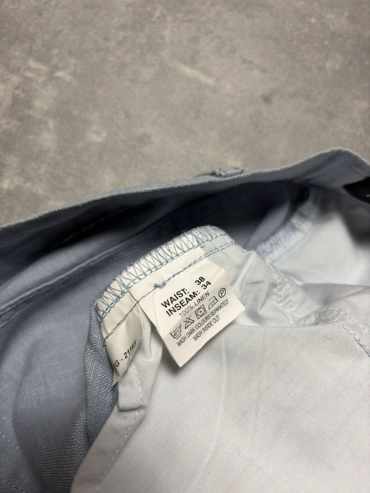 Yves Saint Laurent 100% Linen Rare Yves Saint Laurent YSL Logo Pants 38 Size US 38 / EU 54 - 16 Thumbnail