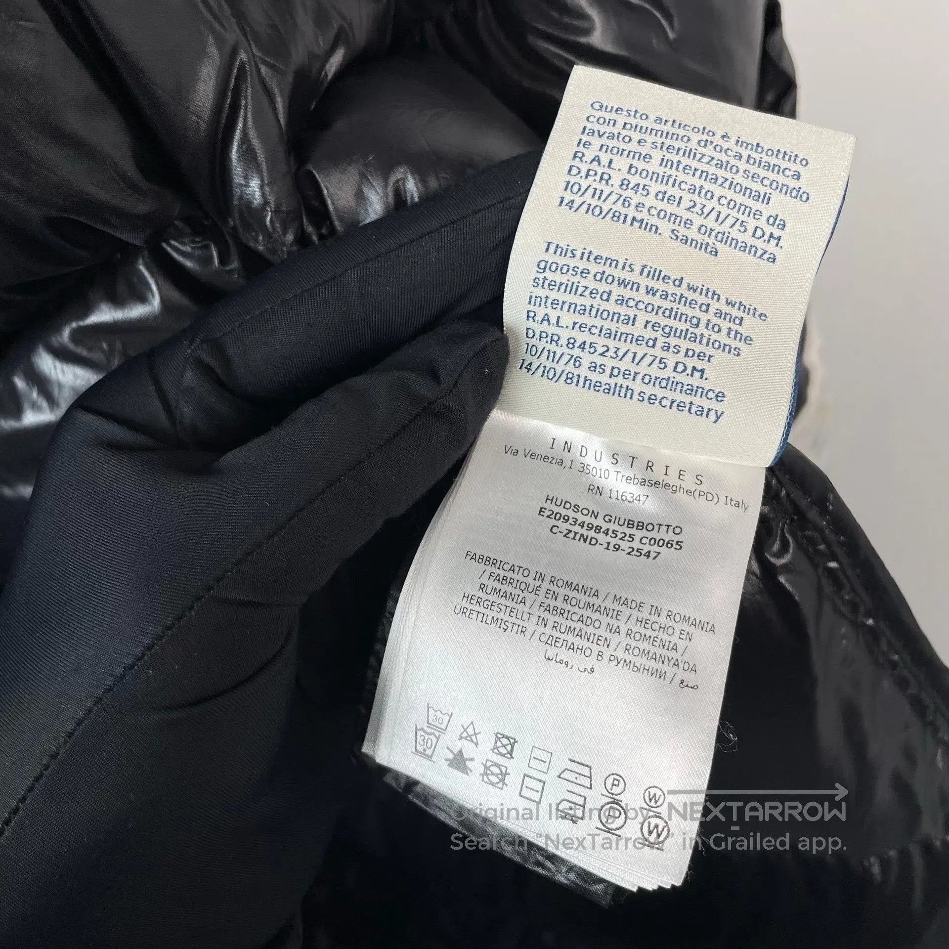 Moncler Moncler Black Glossy Long Down Jacket with Hood and Faux F Size US S / EU 44-46 / 1 - 6 Thumbnail