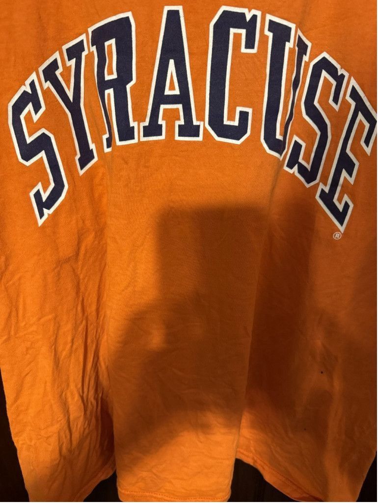 Lee Syracuse Orangemen Logo Tee Men's L (?) Orange Size US XL / EU 56 / 4 - 4 Thumbnail