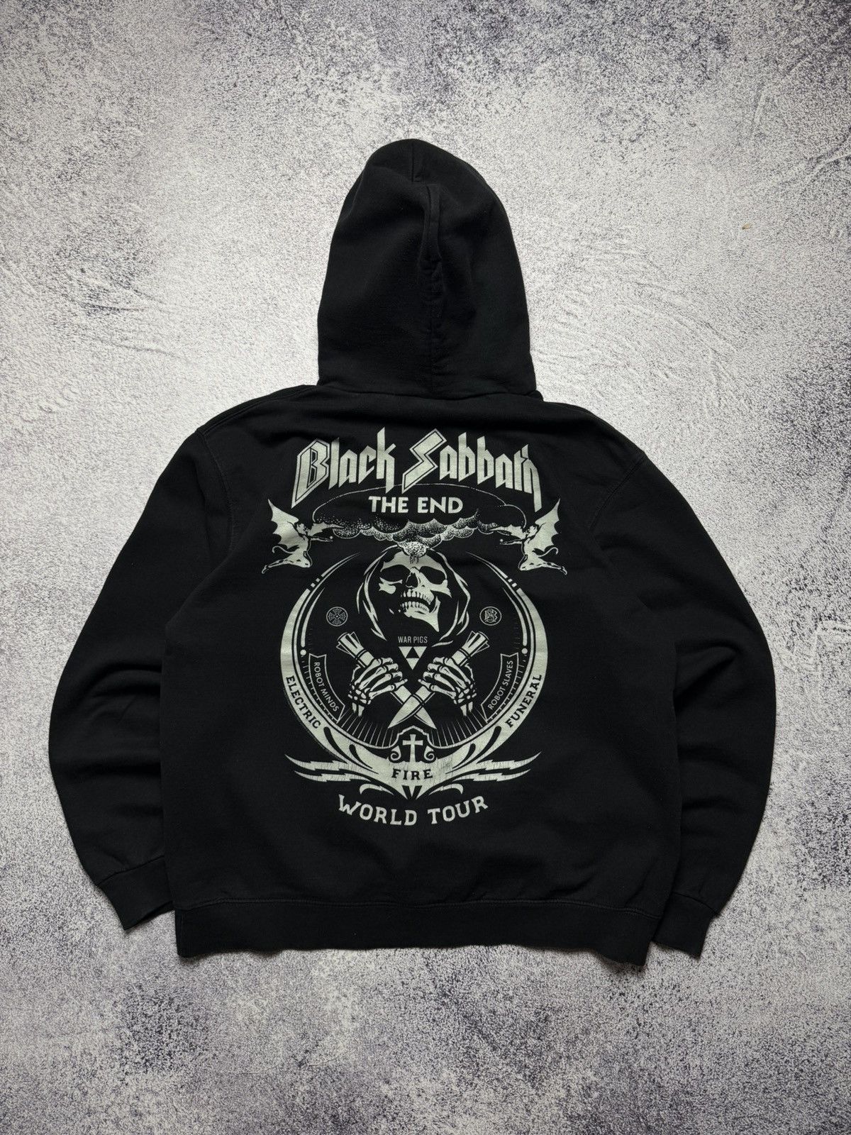 Black Sabbath Rare Black Sabbath Hoodie Ozzy Punk Rock Band Metal Tour Size US L / EU 52-54 / 3 - 2 Thumbnail