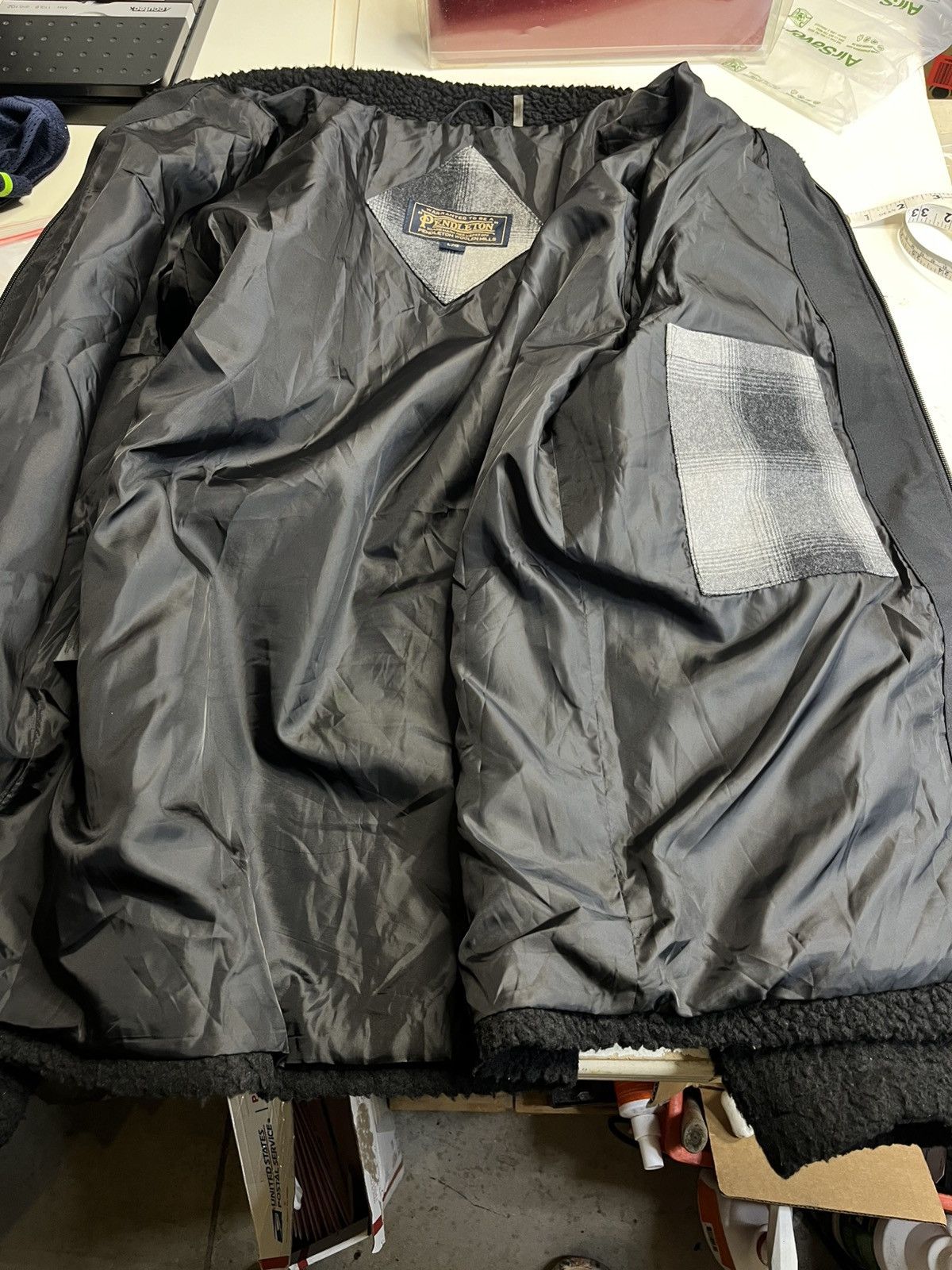 Pendleton Pendleton Livingston Men Sz L Fleece Full Zip Wool Jacket Size US L / EU 52-54 / 3 - 10 Thumbnail