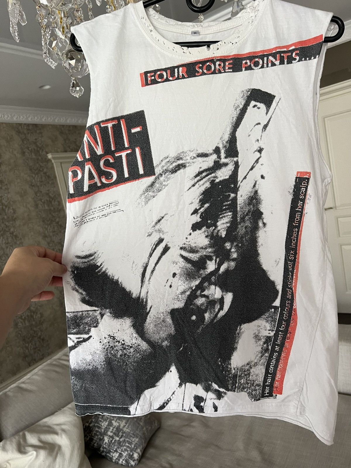 Band Tees × Vintage Vintage 💥 Anti-Pasti Band Tee Rock Size US M / EU 48-50 / 2 - 9 Thumbnail