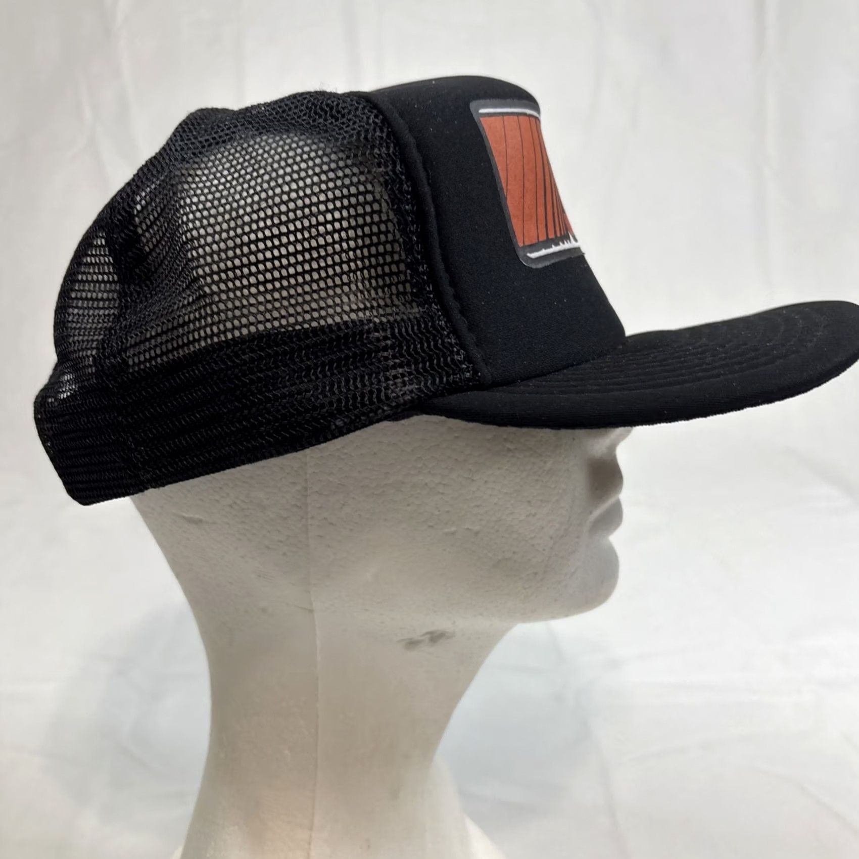 J Brand VINTAGE 80s Auto Shack Speedway Trucker Hat Adjustable Black Mens Size ONE SIZE - 3 Thumbnail