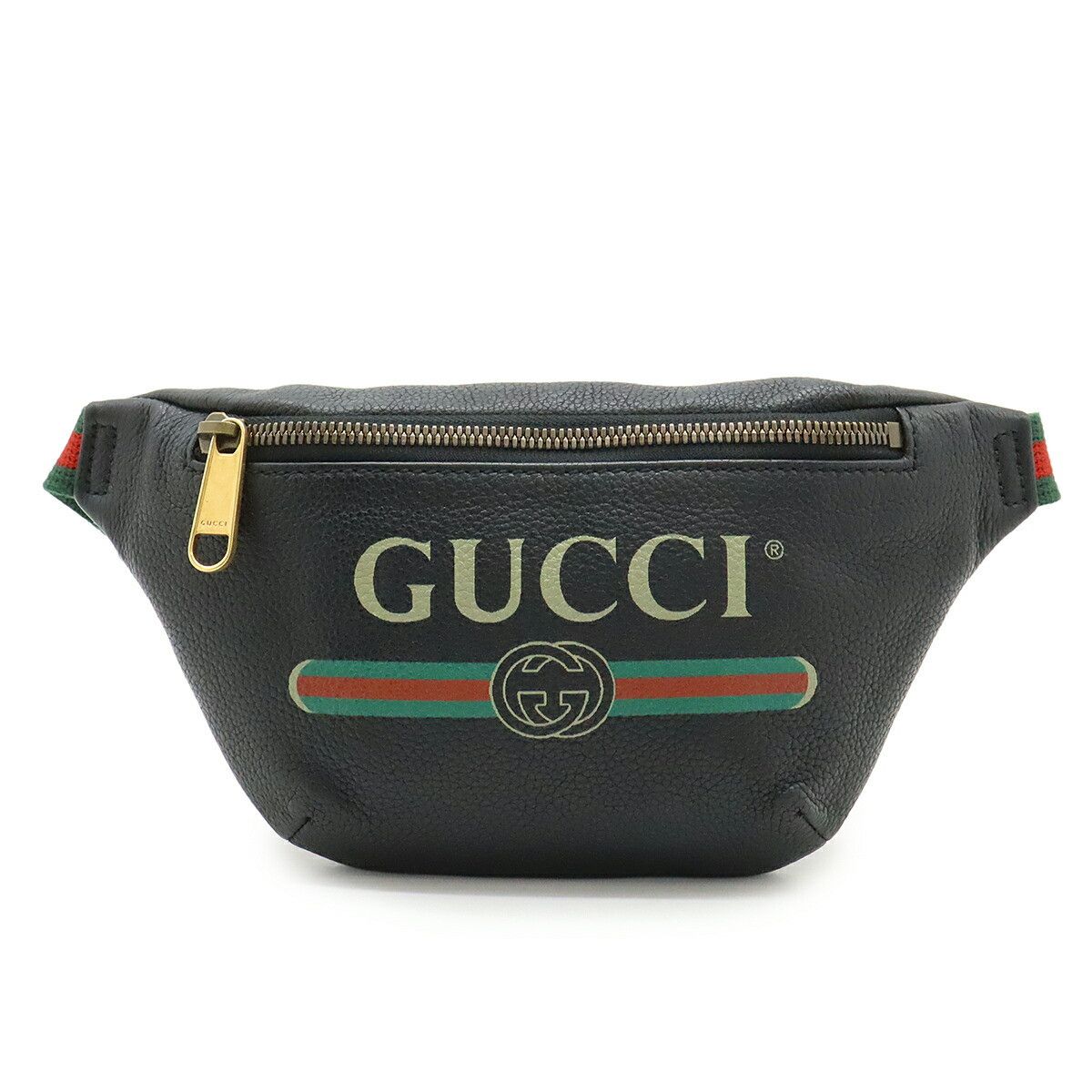 Gucci Gucci Gucci Print Leather Belt Bag Leather Belt Bag 527792 DUTY FREE for USA