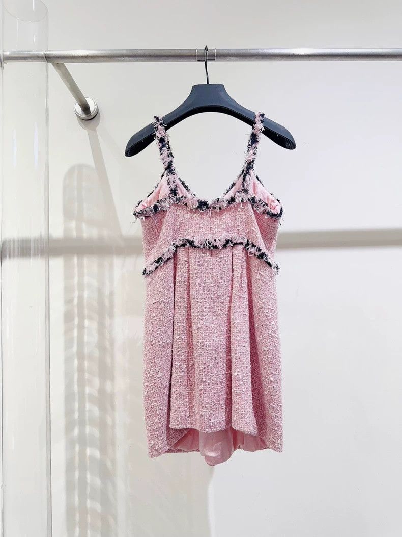 Chanel Chanel Beautiful camellia pink dress 2503-Nextarrow Size XS / US 0-2 / IT 36-38 - 4 Thumbnail